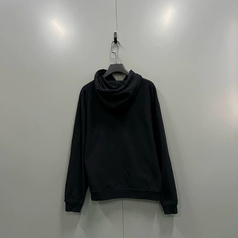 Celine Celine Logo Print Hoodie in Black Size US M / EU 48-50 / 2 - 2 Thumbnail