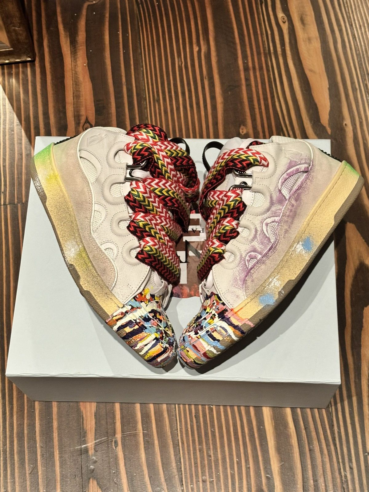 Gallery Dept. × Lanvin Gallery X Lanvin Curb Sneakers Paint Gallery Dept. × Lanvin Gallery X Lanvin Curb Sneakers Paint
