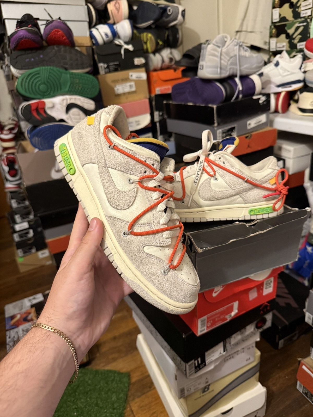 Nike × Off-White Nike off white dunk lot 13 size 9 Size US 9 / EU 42 - 1 Thumbnail