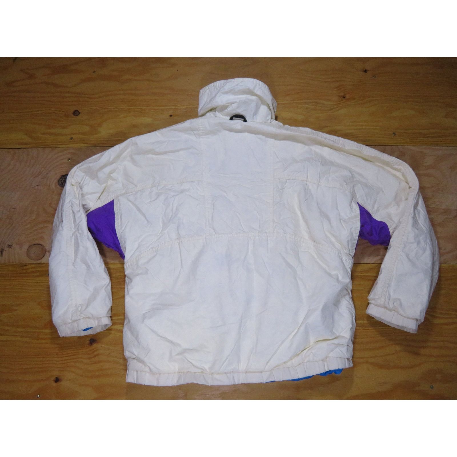 Jansport 90s Jansport Expedition Windbreaker White Jacket Womens Sz M Size M / US 6-8 / IT 42-44 - 2 Thumbnail