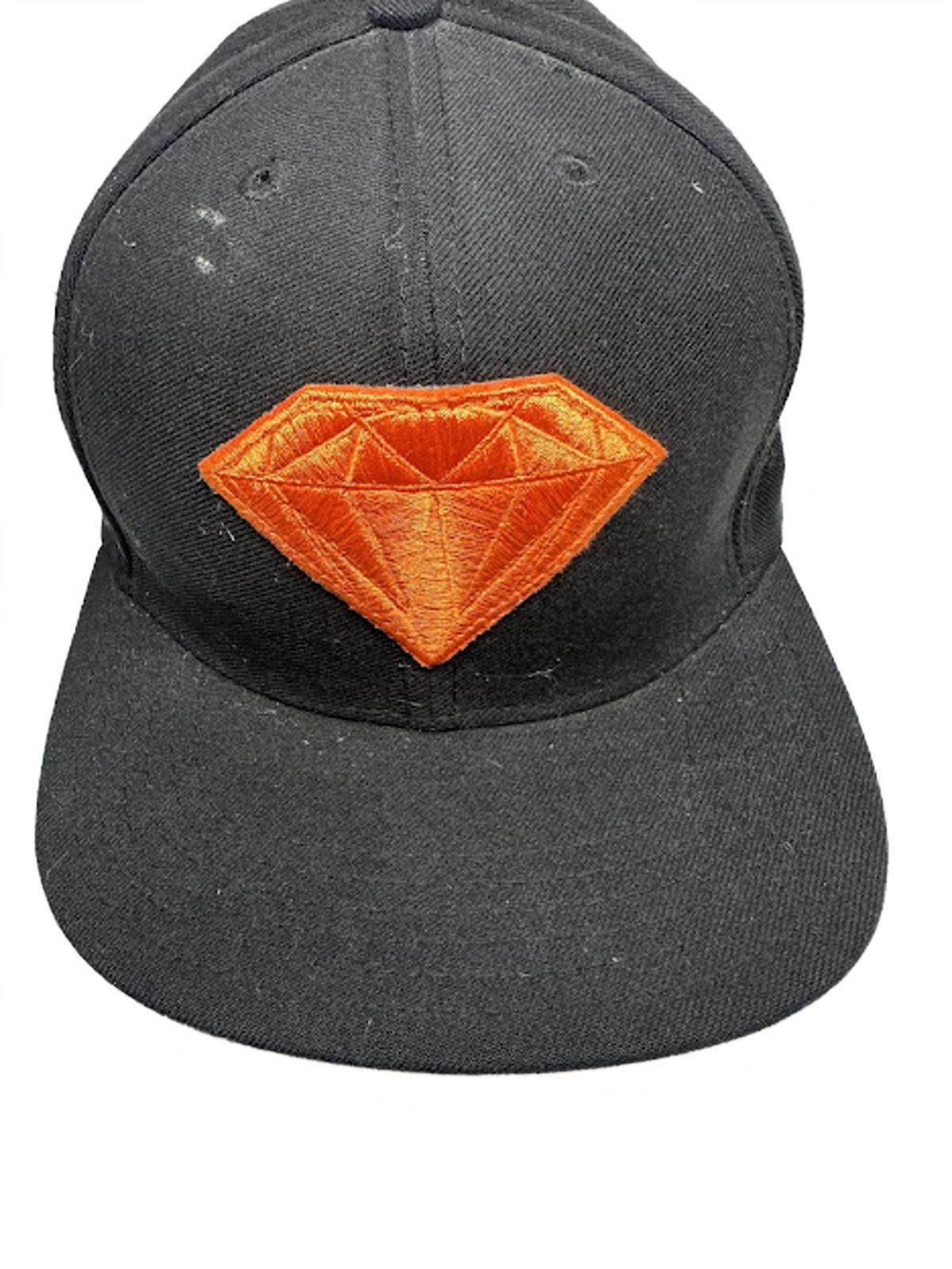 Diamond Supply Co. Diamond Supply Co Black Snapback Hat Orange Logo Size ONE SIZE - 1 Thumbnail