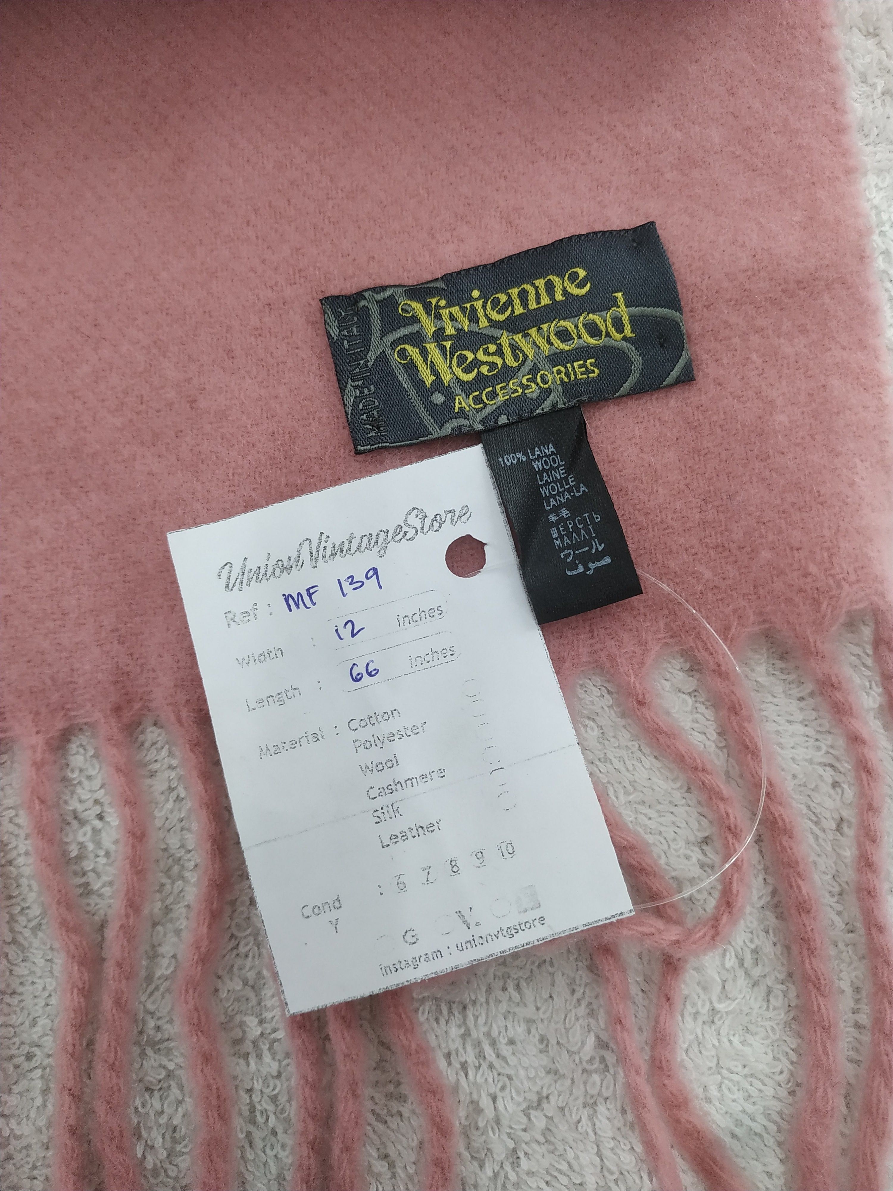 Vivienne Westwood Vintage Vivienne Westwood Scarf/Muffler/Neckwear MF139 Size ONE SIZE - 6 Thumbnail