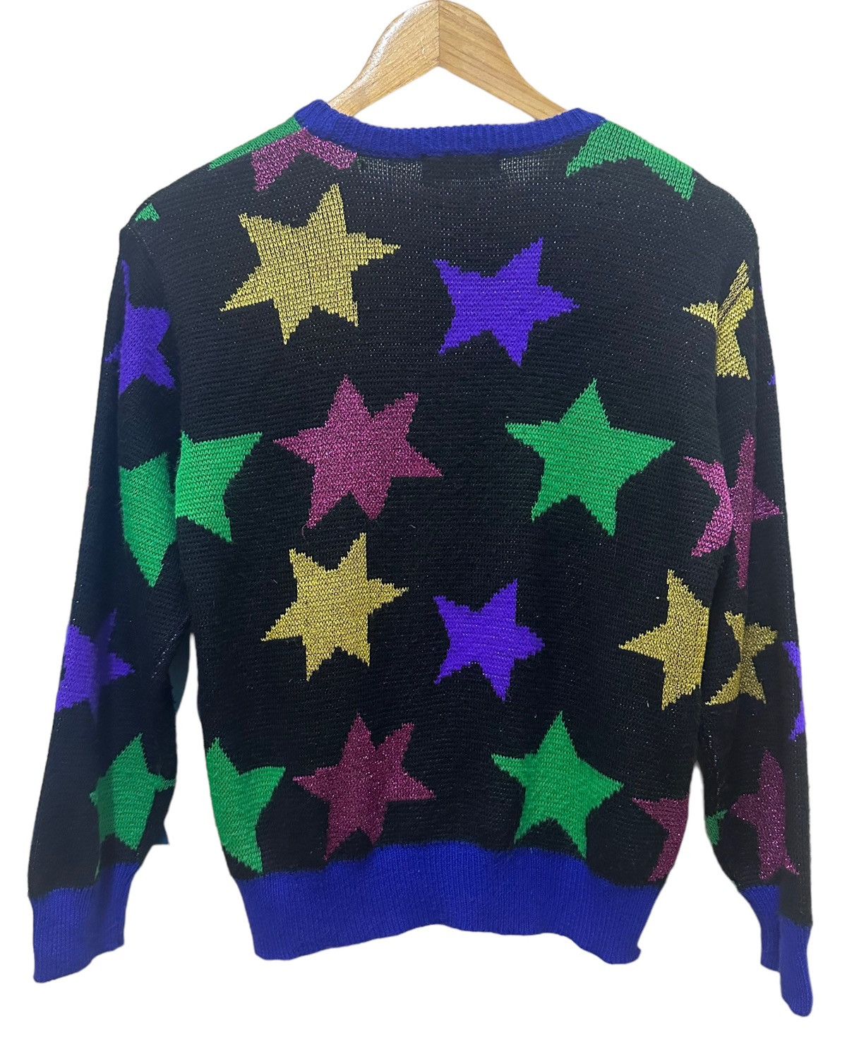 Yves Saint Laurent RARE ‼️ Ysl Multicolor Star Knitwear Size US S / EU 44-46 / 1 - 2 Thumbnail