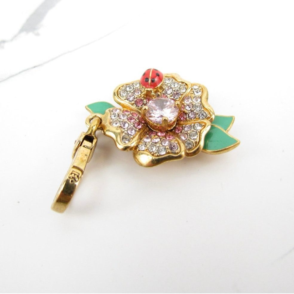 Juicy Couture Juicy Couture Pink Flower Lady Bug Charm Size ONE SIZE - 5 Thumbnail