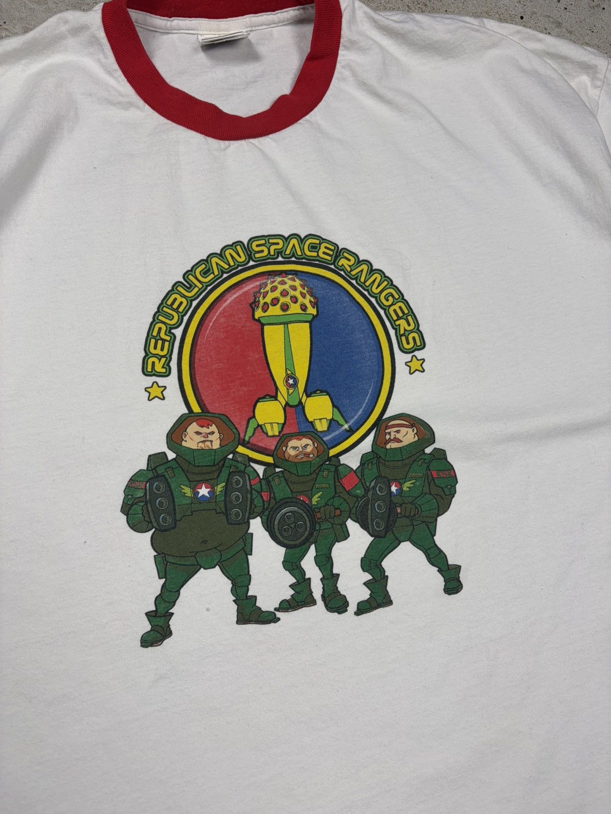 Rockstar Games Rockstar Grand Theft Auto 5 V Promo Tee White Space Rangers Size US XXL / EU 58 / 5 - 7 Thumbnail