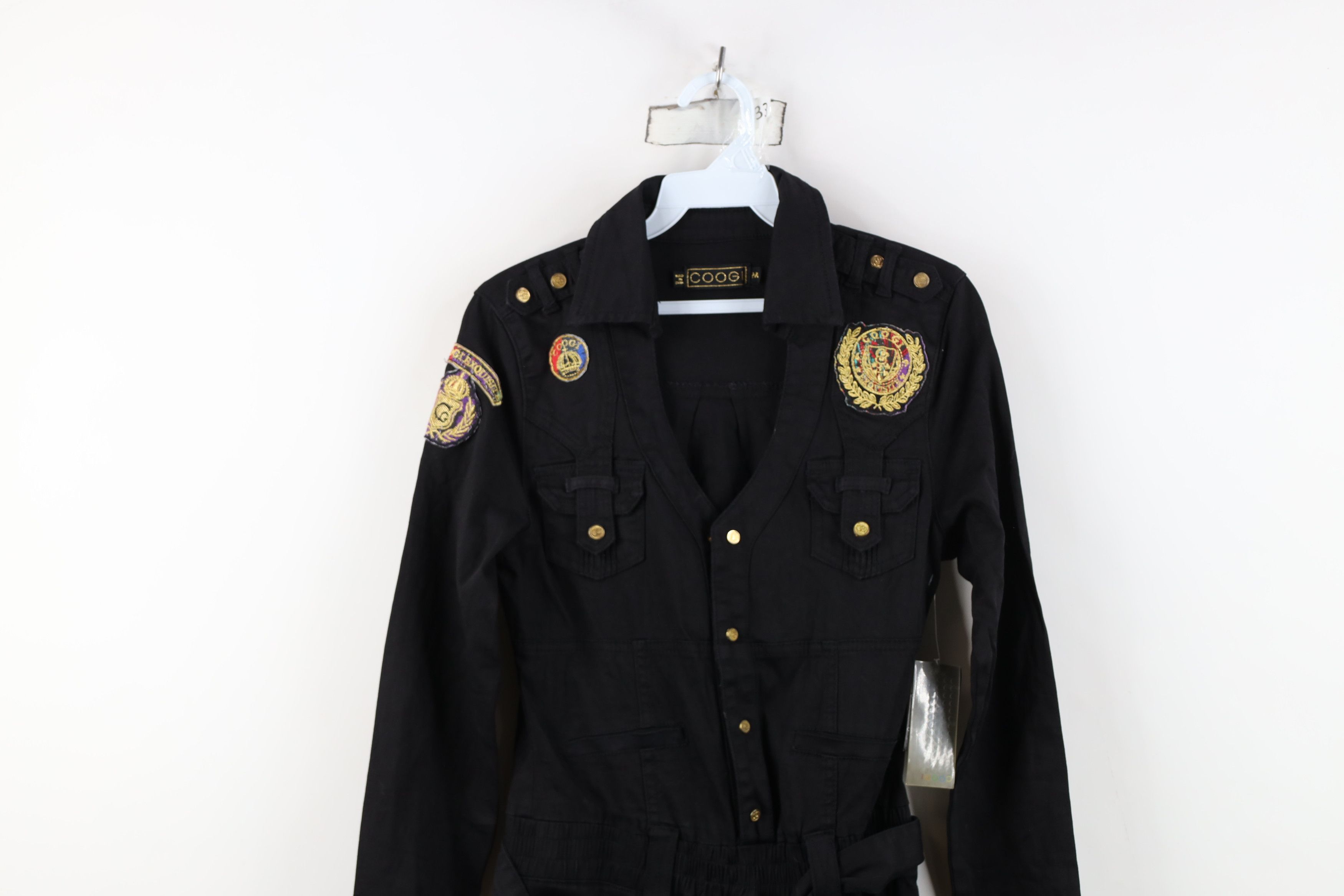 Coogi Deadstock Vintage Y2K Coogi Womens Stretch Denim Coveralls Size M / US 6-8 / IT 42-44 - 3 Thumbnail