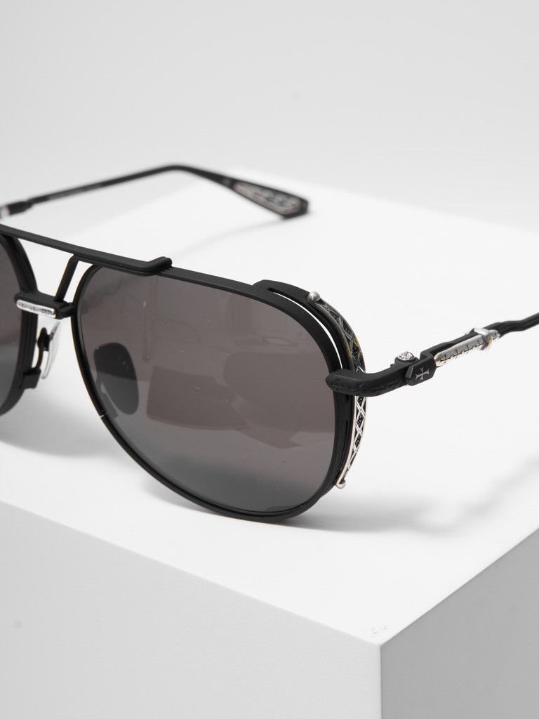 CHROME HEARTS BOXEDEN MATTE BLACK/SHINY SILVER