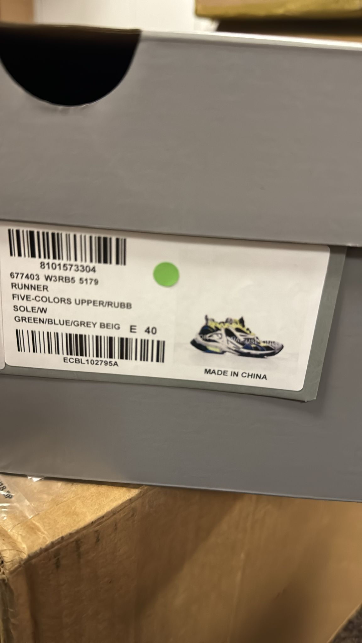 Balenciaga o1rshd1 Caged Mesh Runner Sneakers in Multicolor Size US 7 / EU 40 - 14 Thumbnail