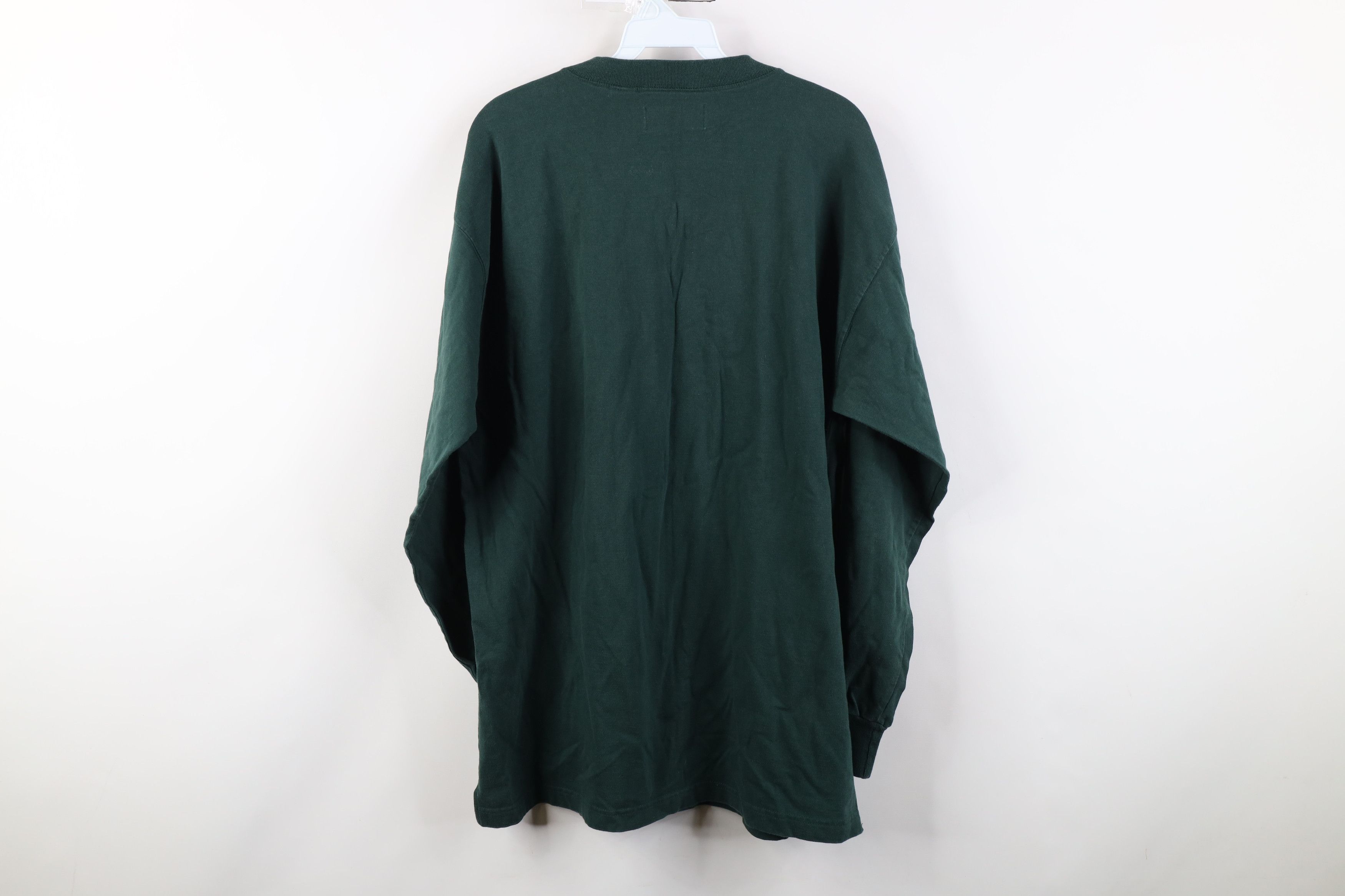 Vintage Vintage 90s Streetwear Heavy Long Sleeve Henley T-Shirt Size US L / EU 52-54 / 3 - 11 Thumbnail