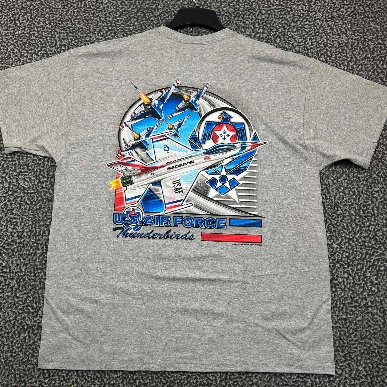 Fruit Of The Loom Vintage U.S Air Force Thunderbirds Shirt Men Deadstock 2XL Size US XXL / EU 58 / 5 - 2 Thumbnail