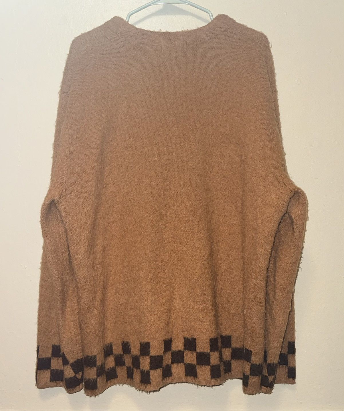 Supreme Supreme Brushed Checkerboard Cardigan Size US XL / EU 56 / 4 - 3 Thumbnail