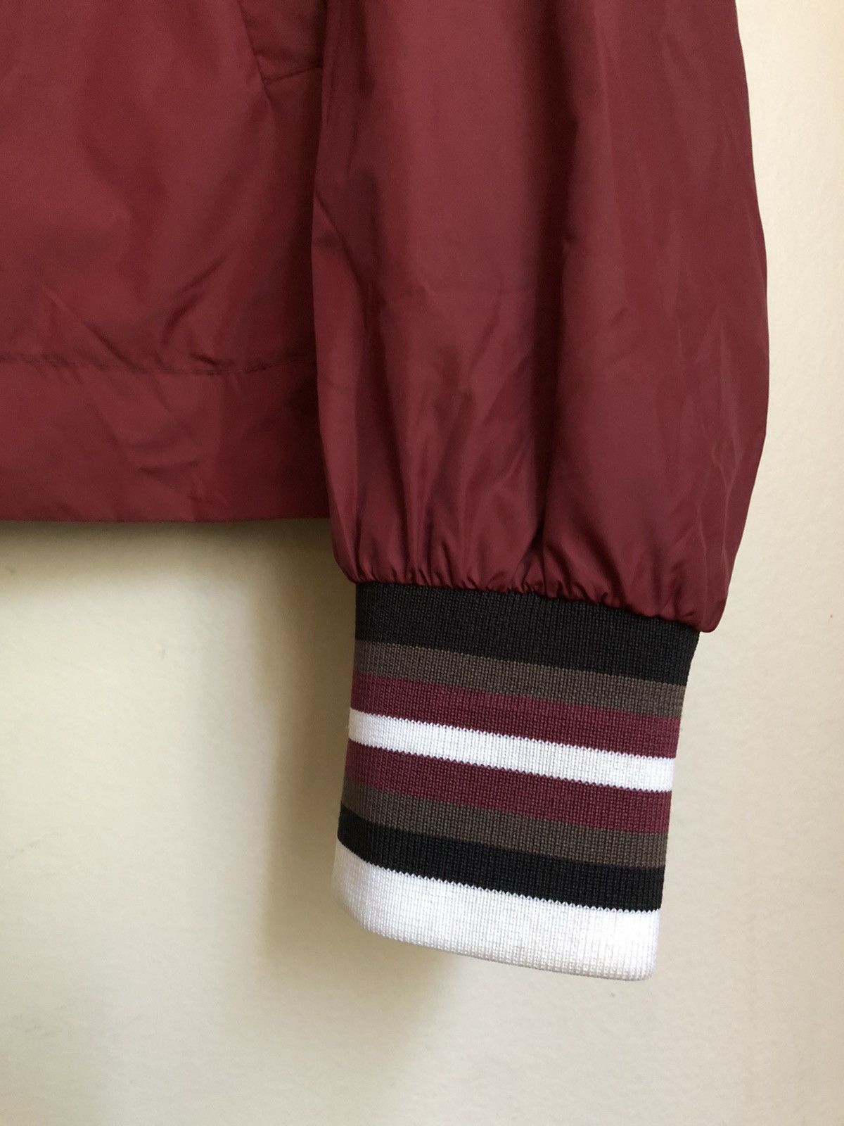 Alexander McQueen McQ Alexander McQueen Oxblood Logo Windbreaker Size US M / EU 48-50 / 2 - 7 Thumbnail
