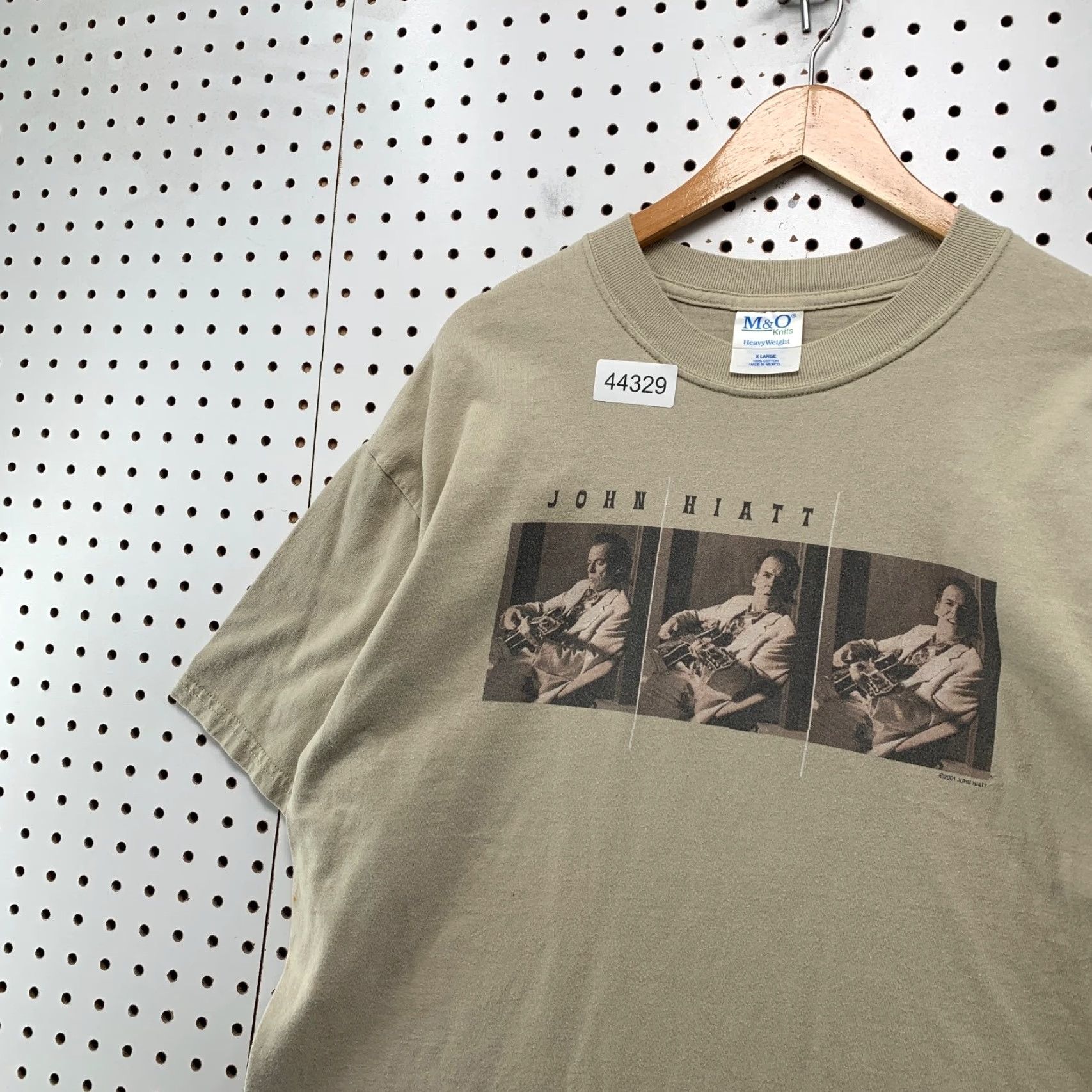 Doublet VINTAGE John Hiatt Tiki Bar is Open 2001 Concert T Shirt Mens XL Double Sided Music Beige Cotton Short Sleeve Shirt - Men XL Size US XL / EU 56 / 4 - 3 Thumbnail
