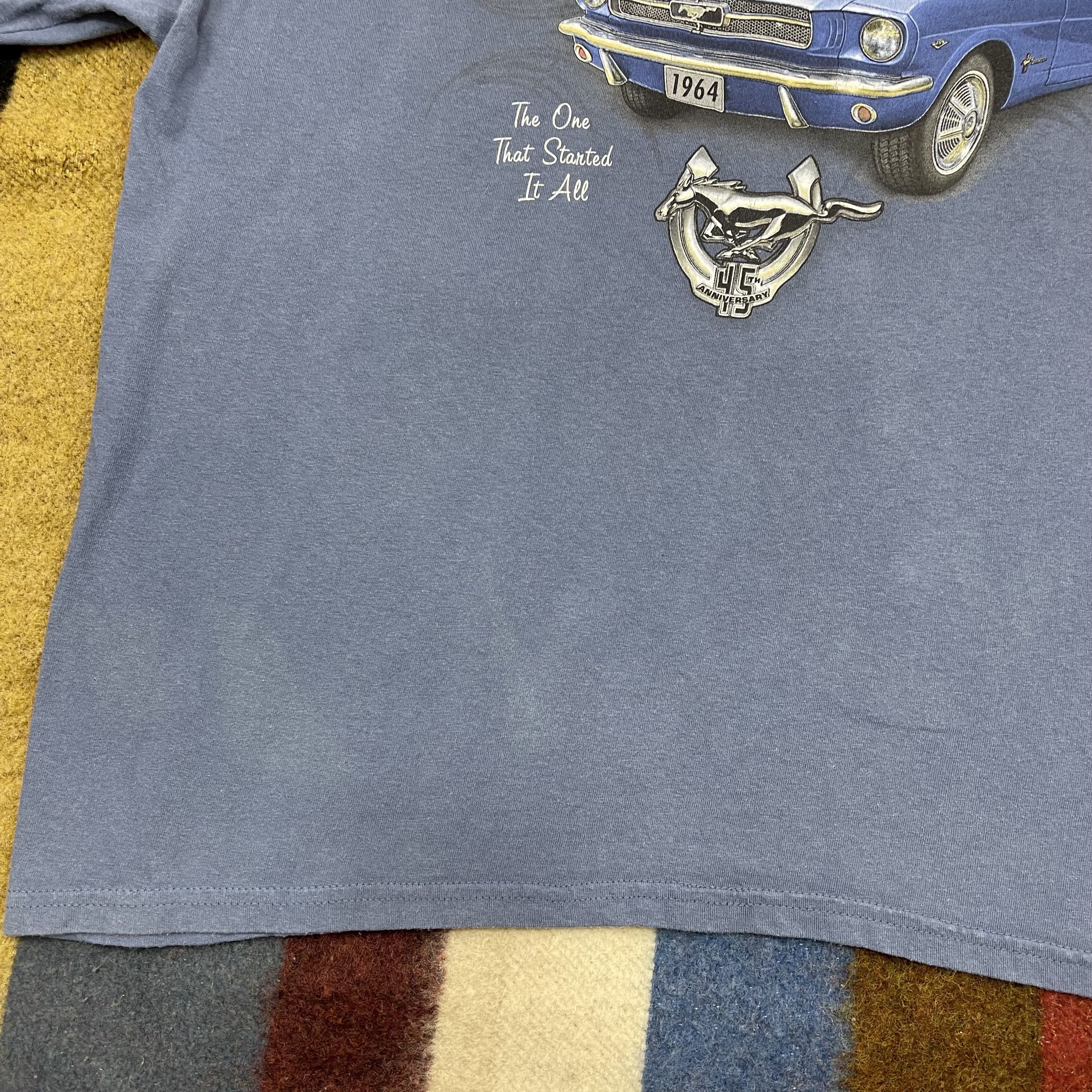 Gildan Vintage MUSTANG by GILDAN Crew Neck T Shirt #1320/AT Size US XXL / EU 58 / 5 - 4 Thumbnail