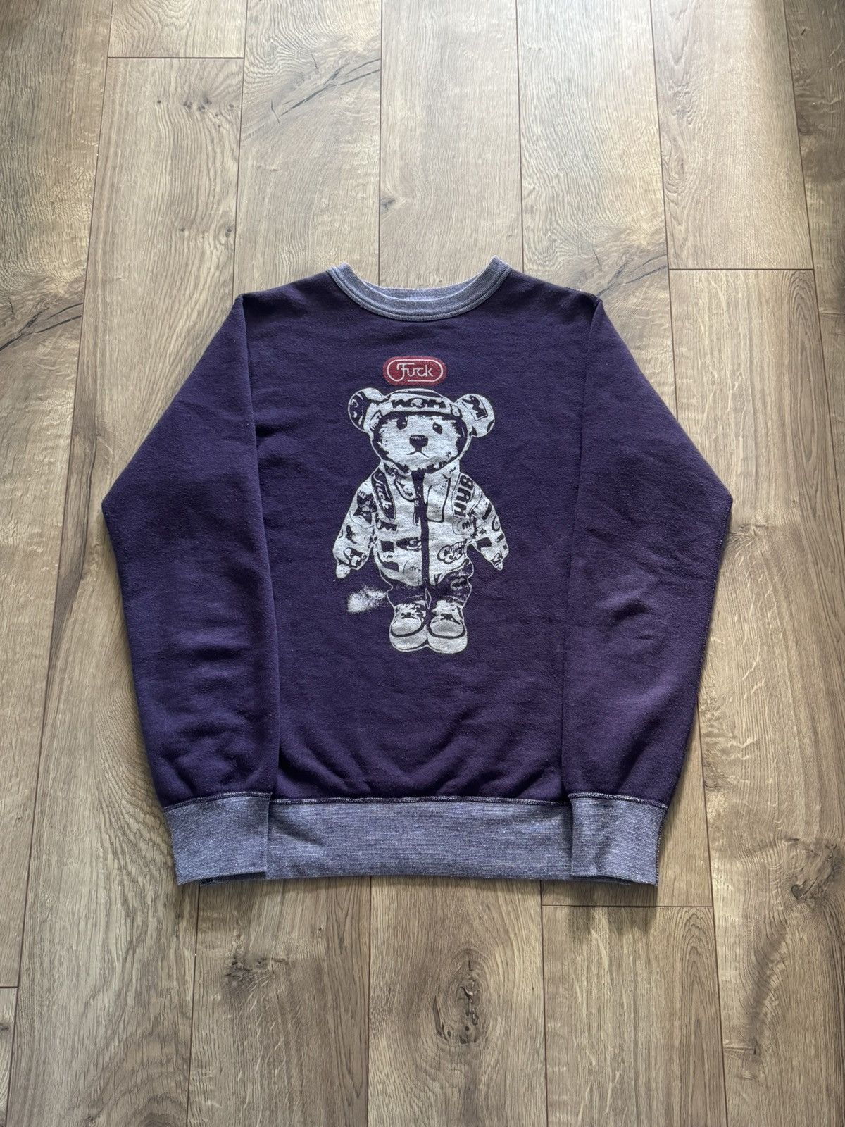 Hysteric Glamour Hysteric Glamour Bear “F*ck” Sweatshirt Size US S / EU 44-46 / 1 - 1 Thumbnail