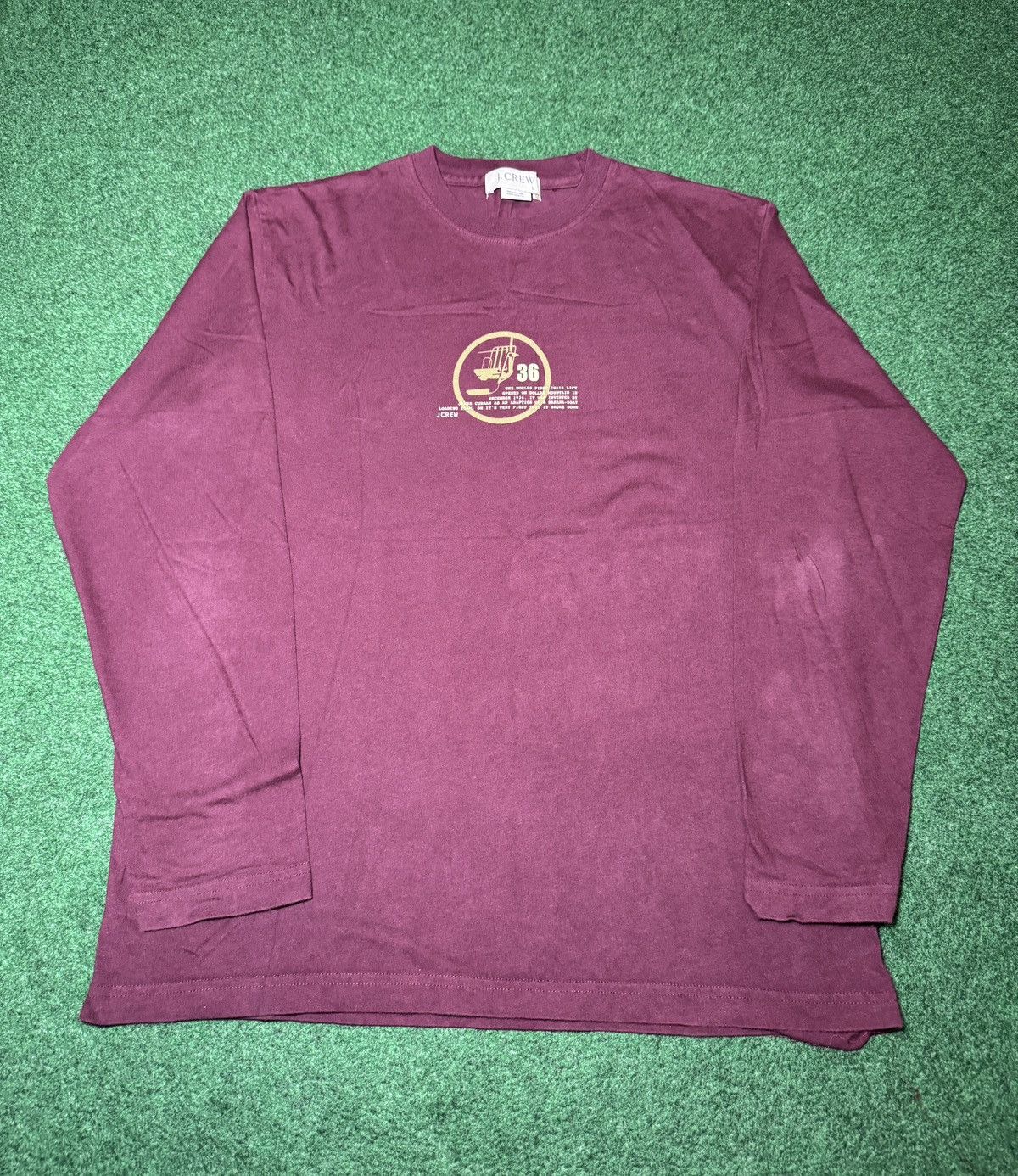 J.Crew J Crew Vintage Chair Ski Lift Long Sleeve Large 90s T Shirt Size US L / EU 52-54 / 3 - 1 Thumbnail