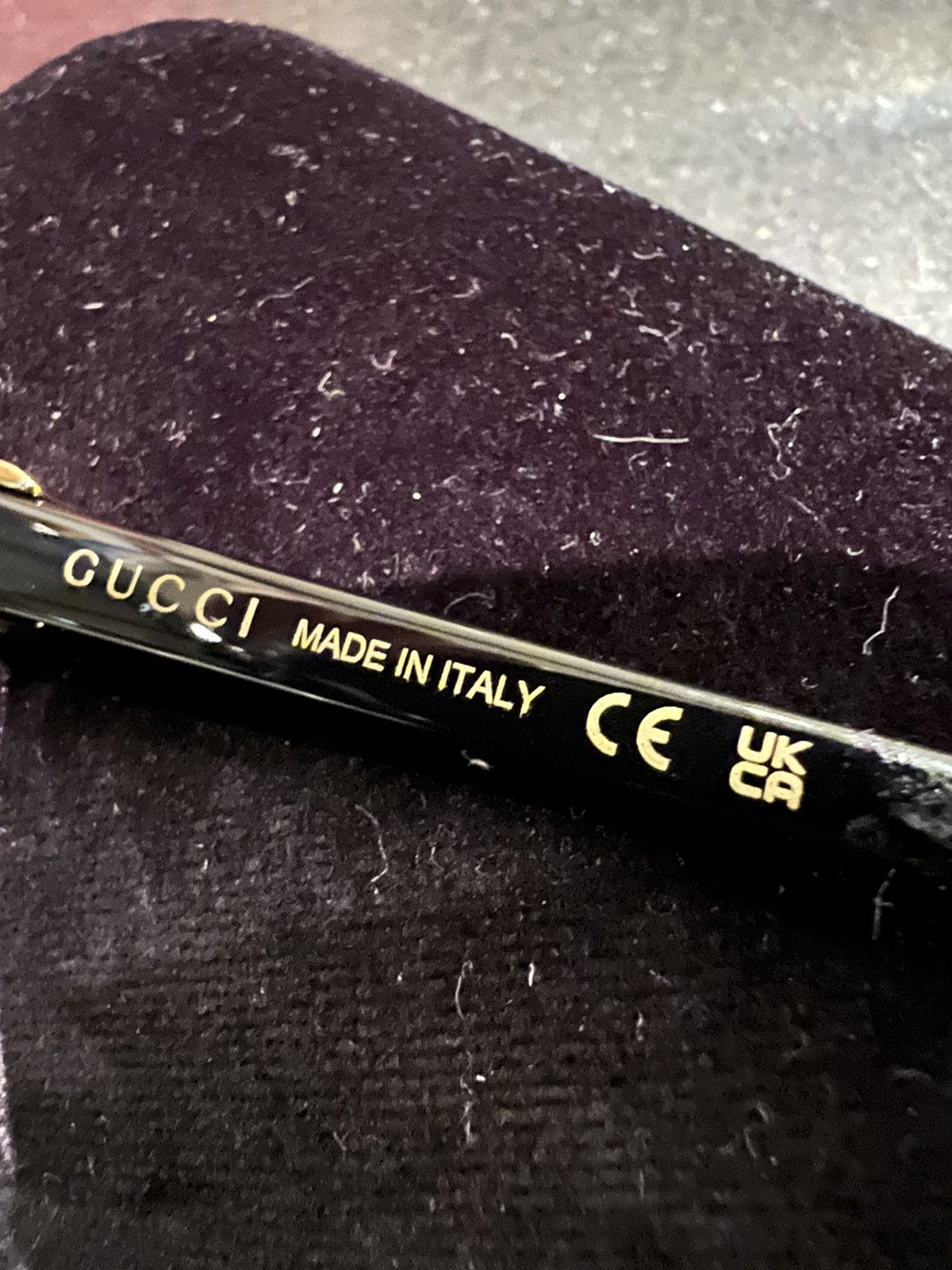 Gucci Gucci logo GG10171S sunglasses black gold Size ONE SIZE - 5 Thumbnail