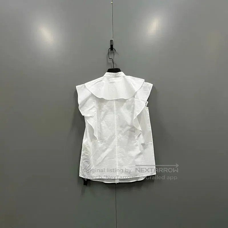 Givenchy Givenchy White Summer Short Sleeve Shirt . Size XXS / US 00 / IT 34 - 2 Thumbnail
