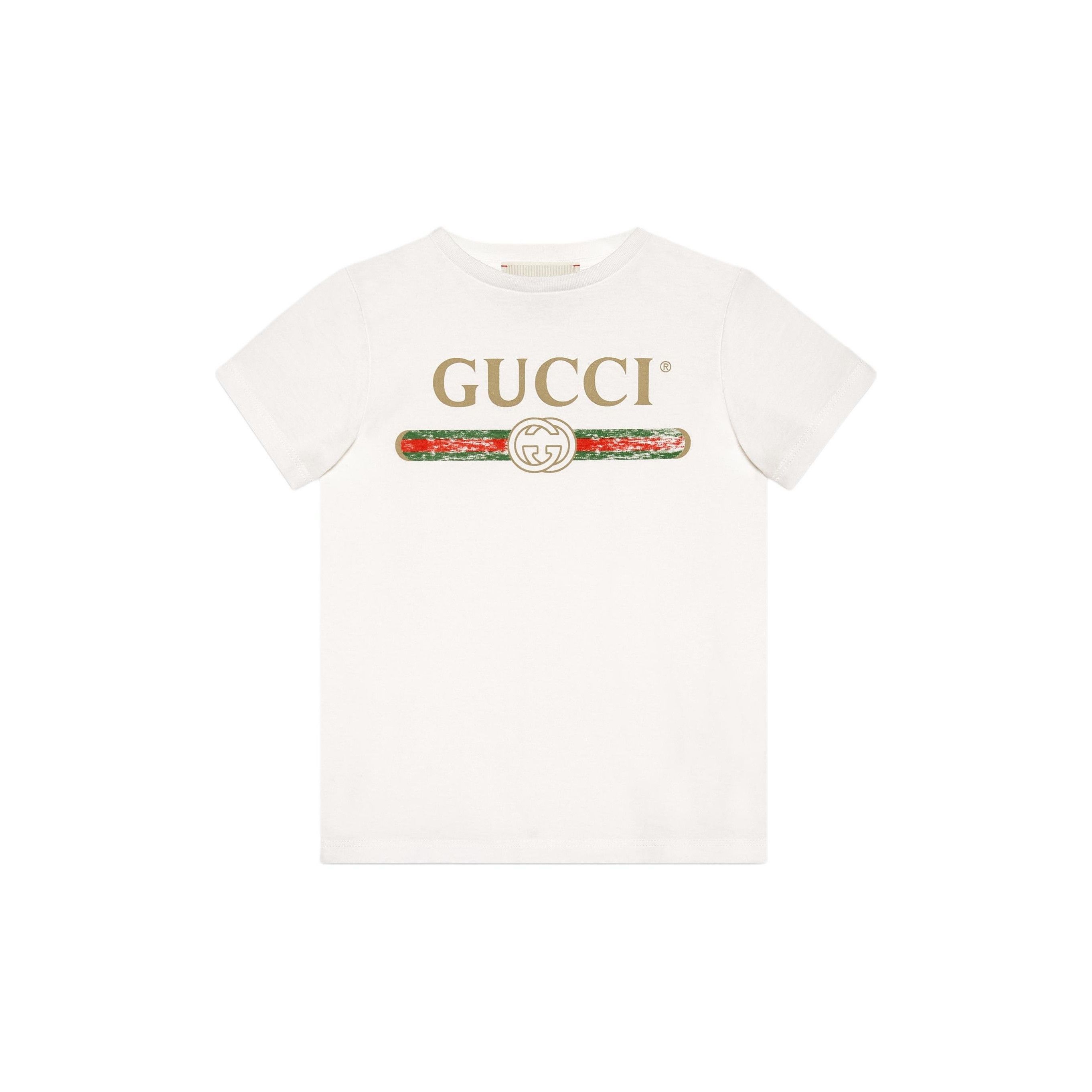 Gucci Gucci Vintage Logo Print Kids TShirt-2506 Size US S / EU 44-46 / 1 - 3 Thumbnail