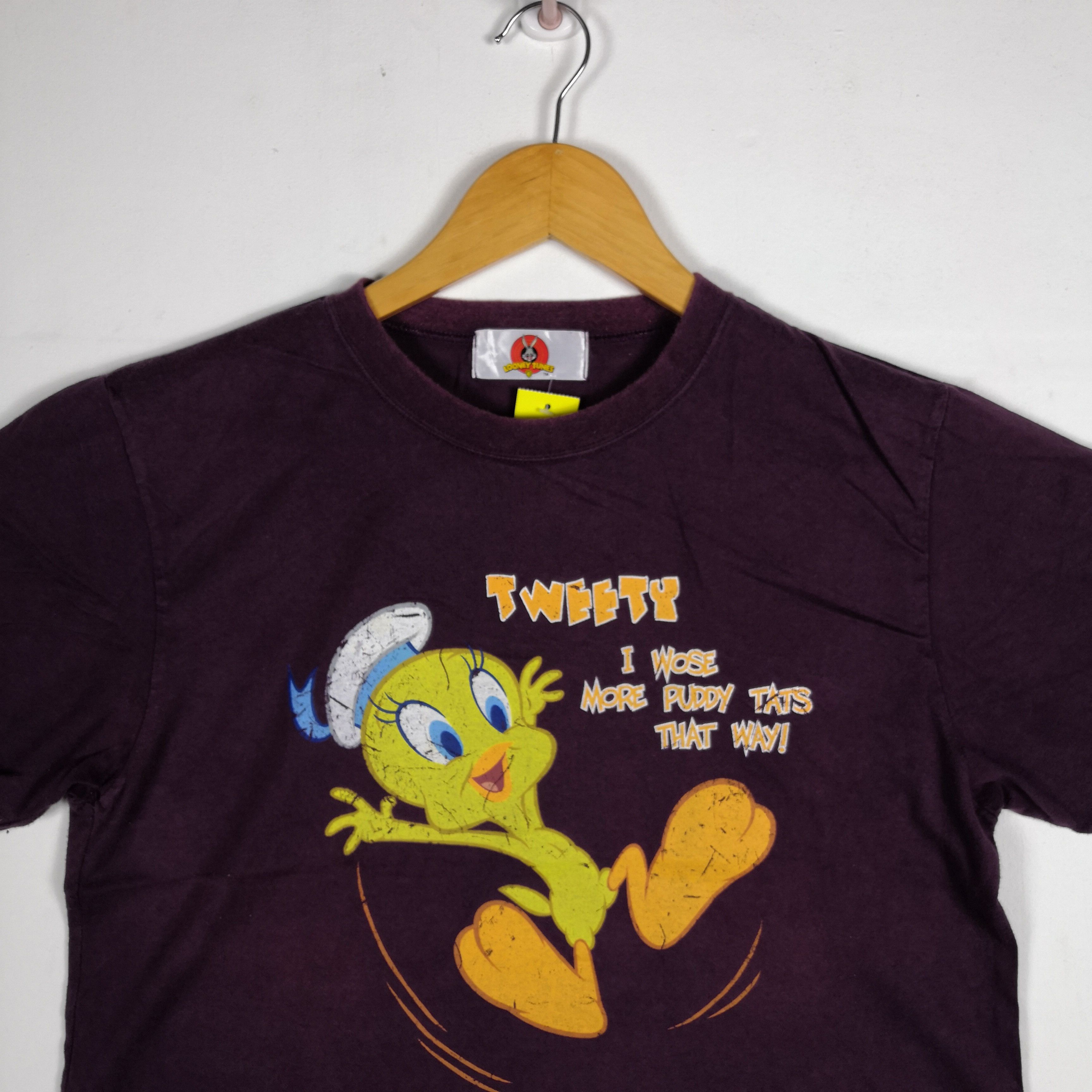 Cartoon Network Vintage Y2K Looney Tunes T-Shirt Tweety Cartoon Warner Bros Size US M / EU 48-50 / 2 - 3 Thumbnail
