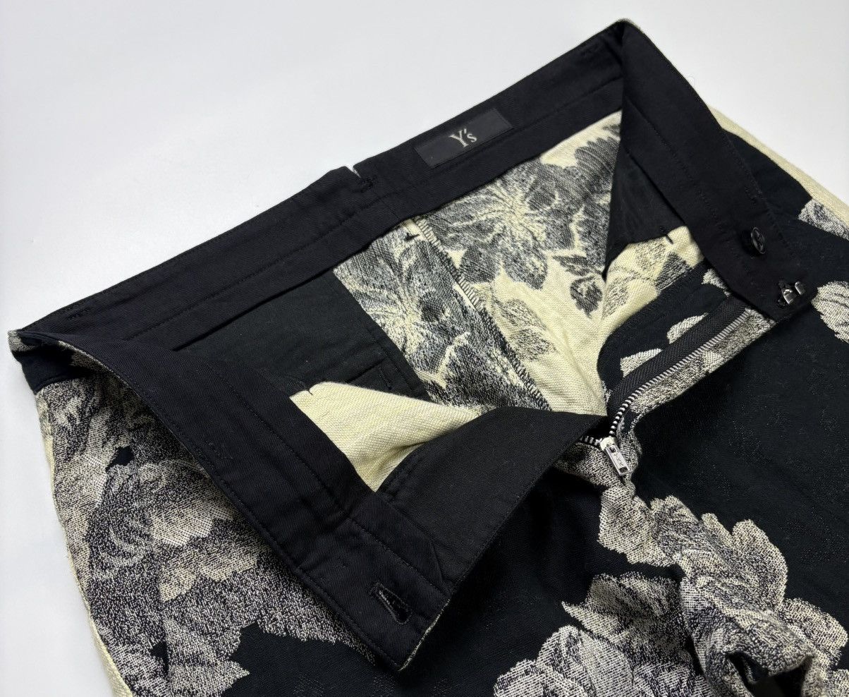 Y's A/W14 Y’s Yohji Yamamoto Cropped Flower Jacquard Side Line Size US 30 / EU 46 - 5 Thumbnail