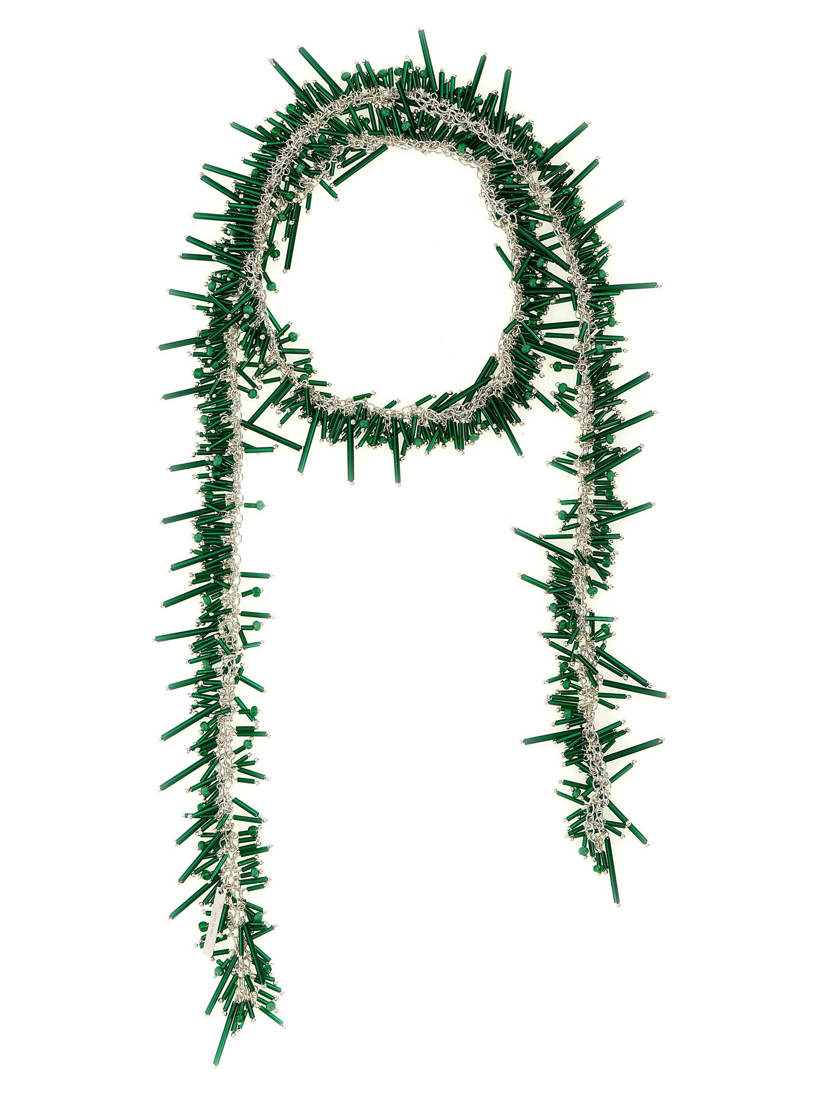 Dries Van Noten 'Embroidered Scarf' necklace Size ONE SIZE - 1 Thumbnail