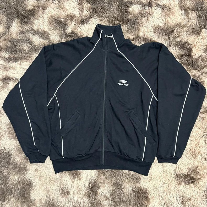 Balenciaga Balenciaga 3B Sports Tracksuit Zipper Jacket Zipper Jacket- Size US S / EU 44-46 / 1 - 1 Thumbnail