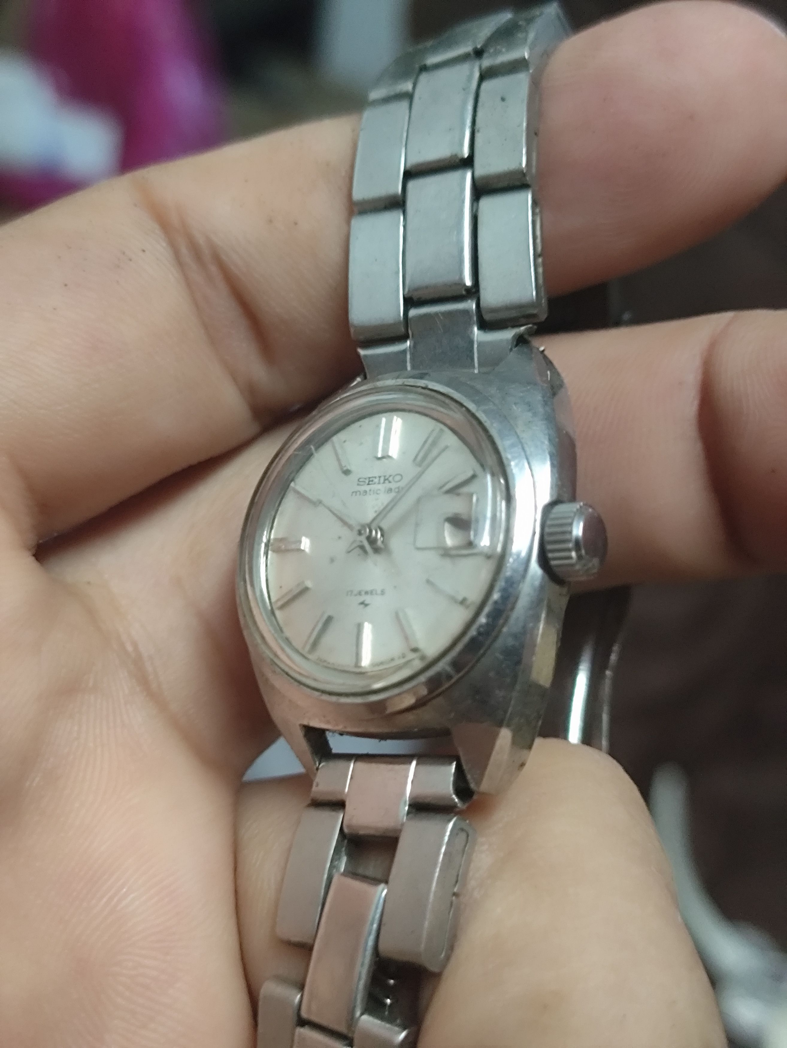 Japanese Brand Retro AUTOMATIC SEIKO MATIC LADIES (17JEWEL ENGINE) JAPAN Size ONE SIZE - 11 Thumbnail
