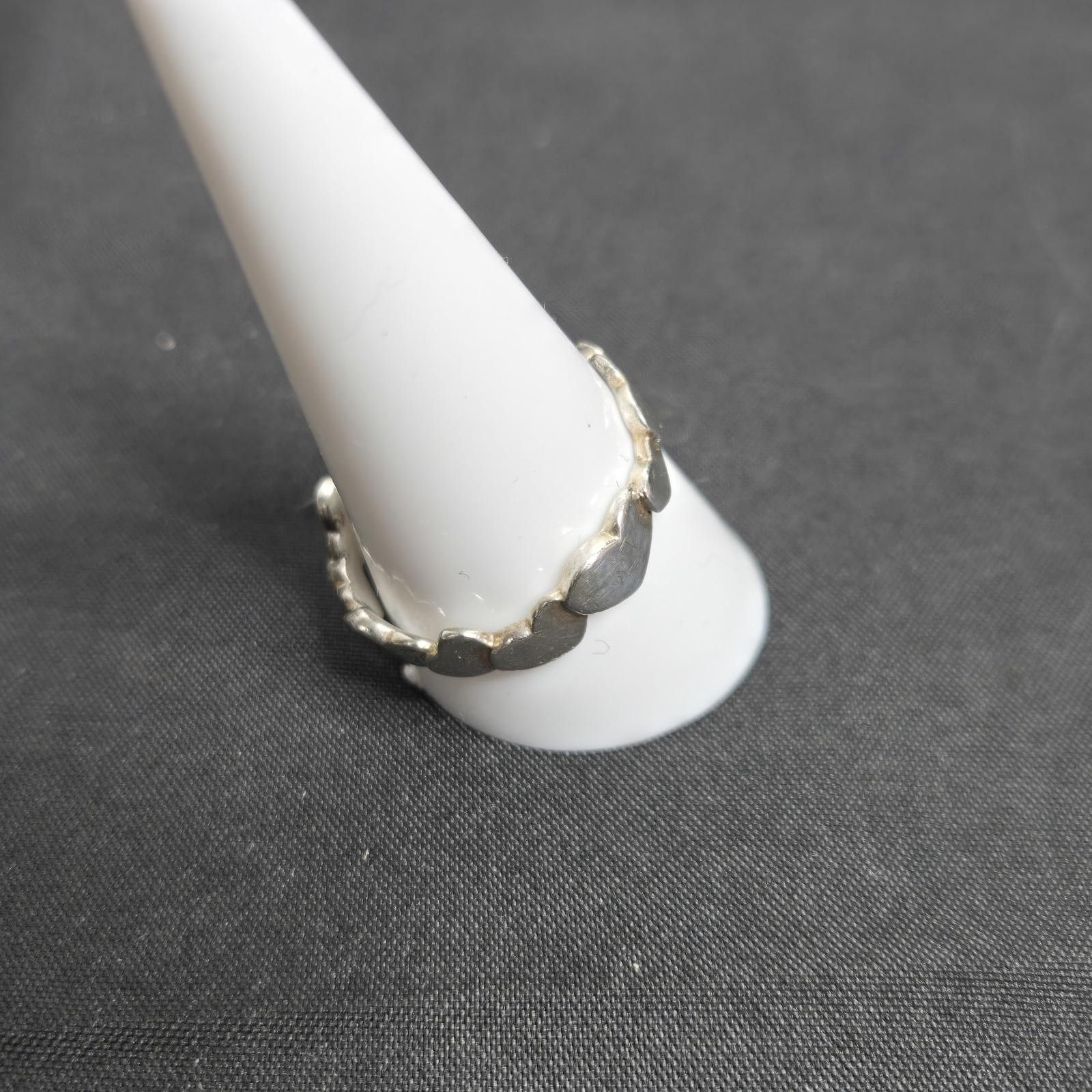 Tiffany & Co. Tiffany & Co Paloma Picasso Hearts Sterling Silver Ring 9.5 Size ONE SIZE - 3 Thumbnail
