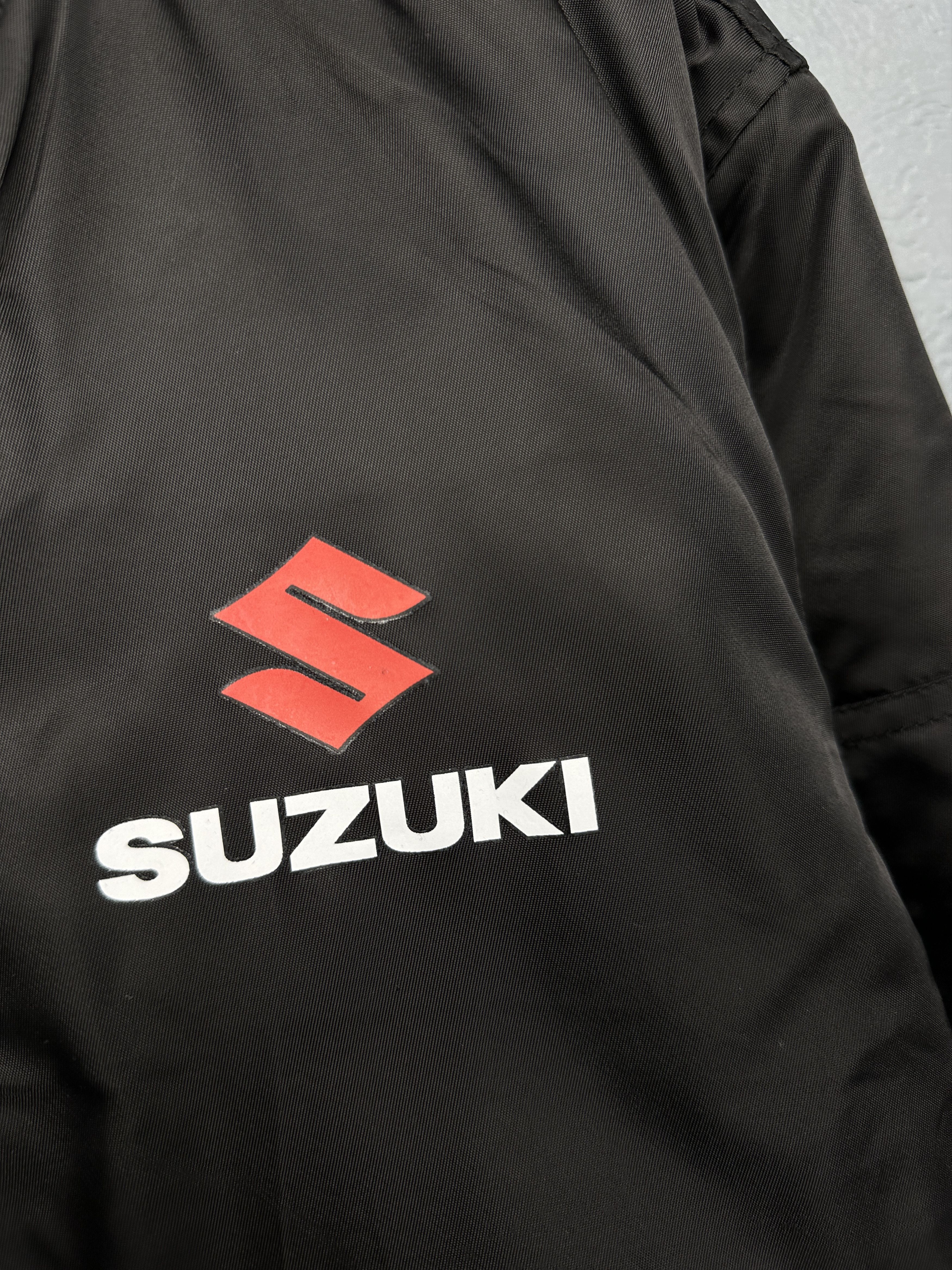 Japanese Brand Suzuki Mens Bomber Jacket Size US L / EU 52-54 / 3 - 3 Thumbnail