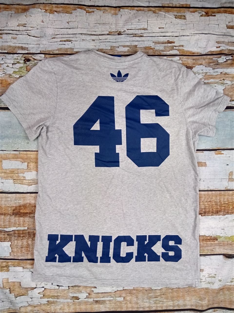 Adidas Adidas Trefoil NBA 46 New York Knicks 2014 T-Shirt Size L Size US L / EU 52-54 / 3 - 2 Thumbnail