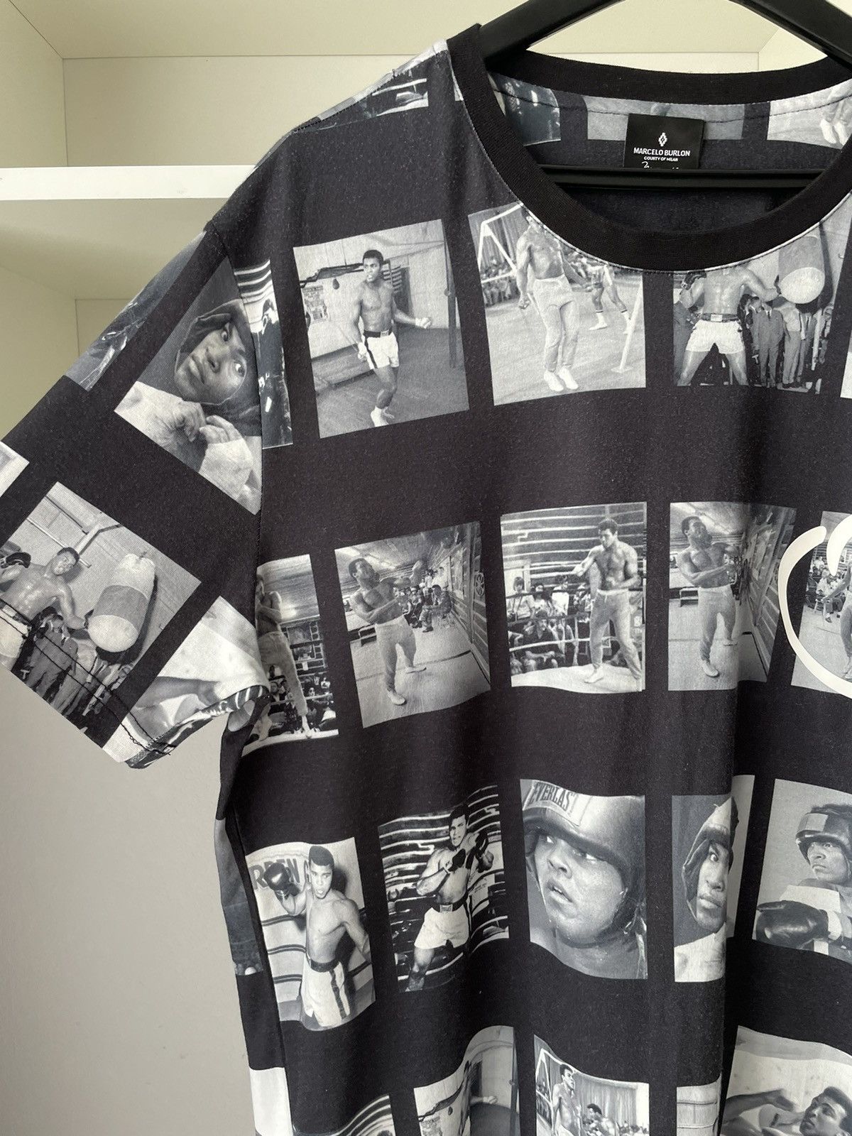 Marcelo Burlon Marcelo Burlon x Muhammad Ali T-Shirt Over Print Size US S / EU 44-46 / 1 - 5 Thumbnail