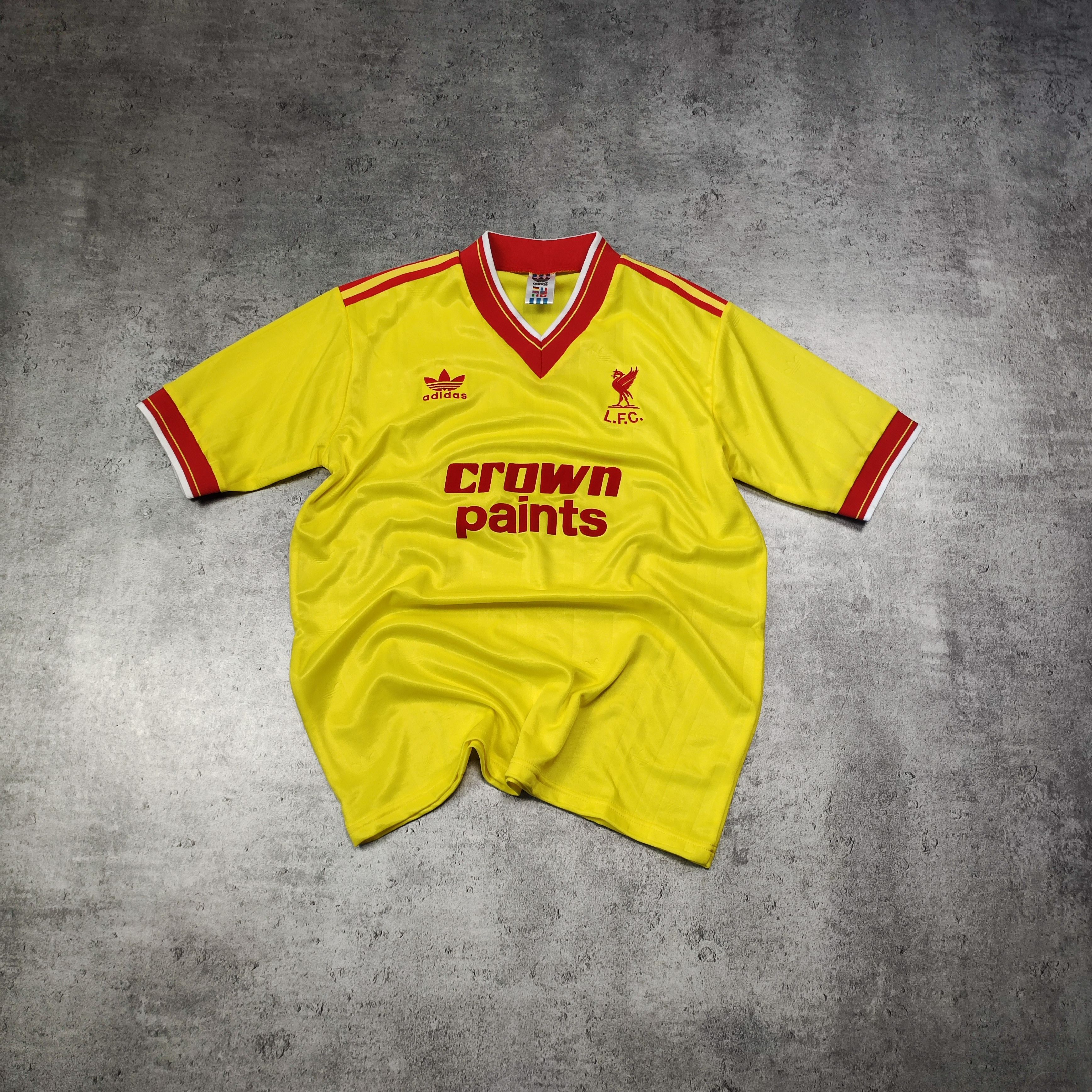 Vintage RARE 1985 Liverpool FC x Adidas Football Away Replica Jersey Size US XL / EU 56 / 4 - 1 Thumbnail