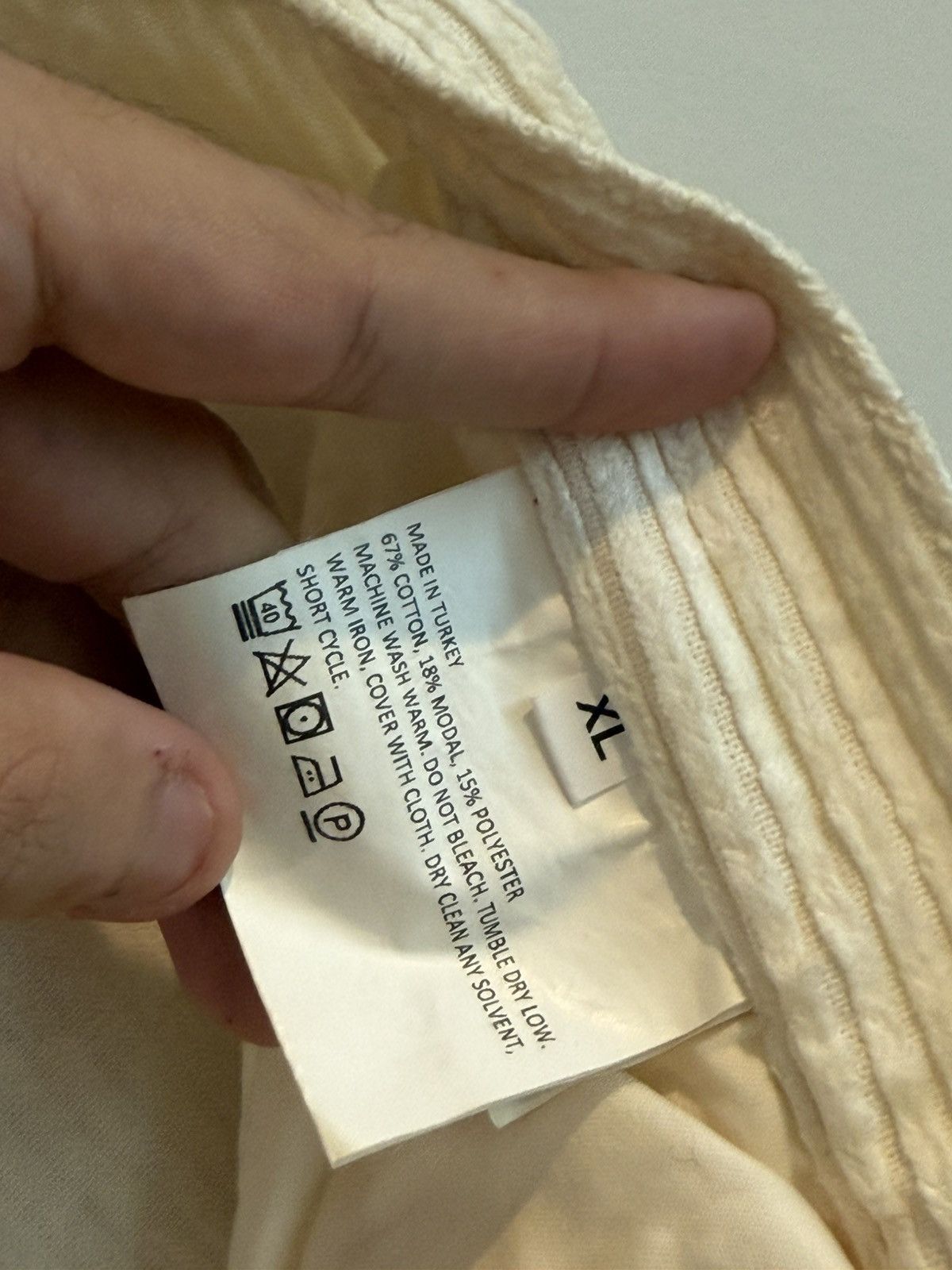 ERL ERL White corduroy Pants Size US 33 - 4 Thumbnail