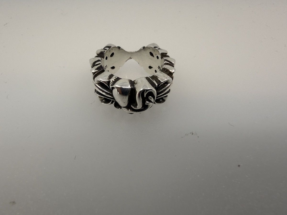 Chrome Hearts Chrome Hearts Double Floral Cross Heart Ring - size 7 Size ONE SIZE - 1 Thumbnail