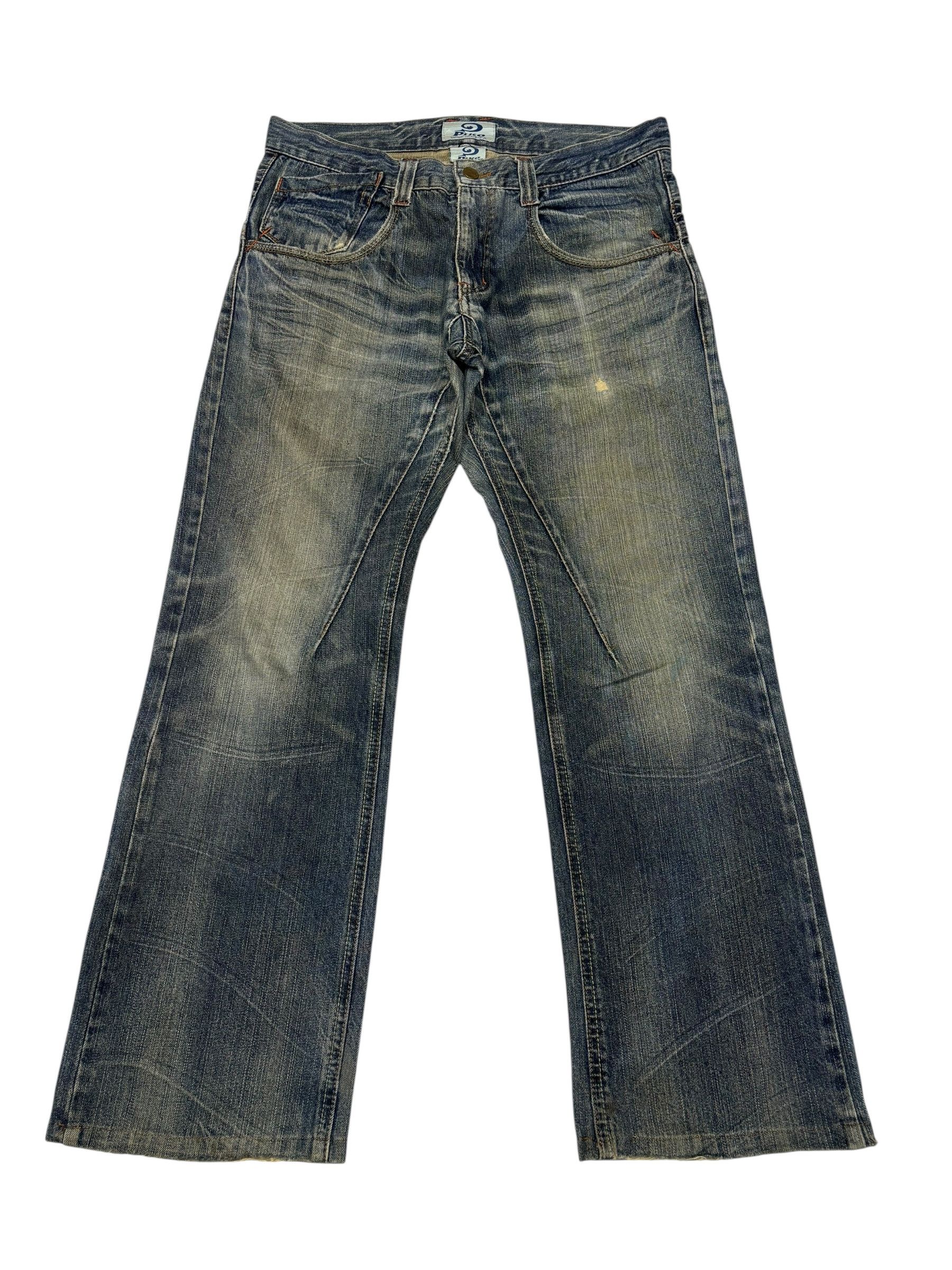 Hysteric Glamour × Undercover Vintage Piko Aloha Bootcut Distressed Denim Jeans Size US 32 / EU 48 - 3 Thumbnail