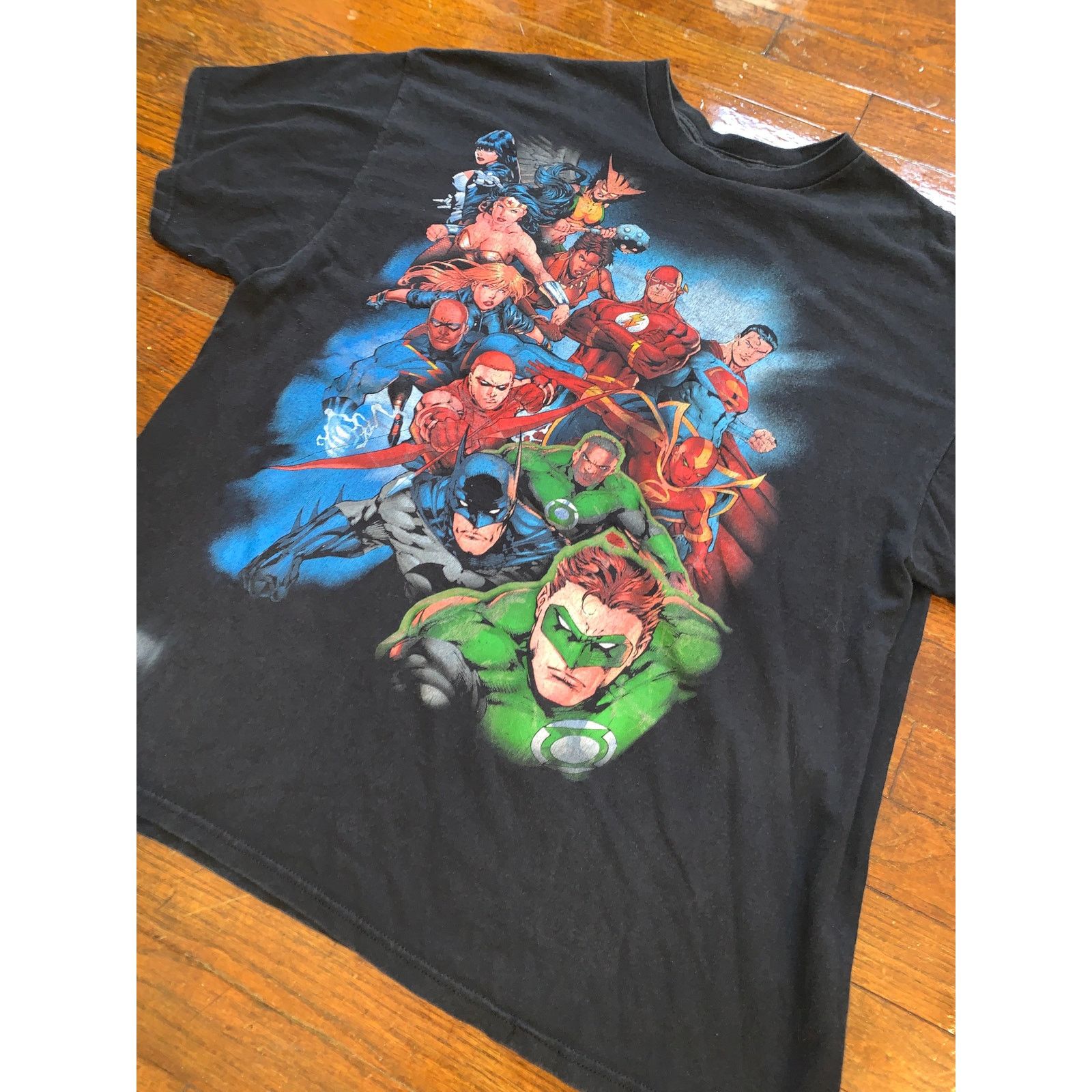 DC Comics × Other × Vintage 2009 DC Comics Justice League Heroes Unite T Shirt Large Size US L / EU 52-54 / 3 - 3 Thumbnail
