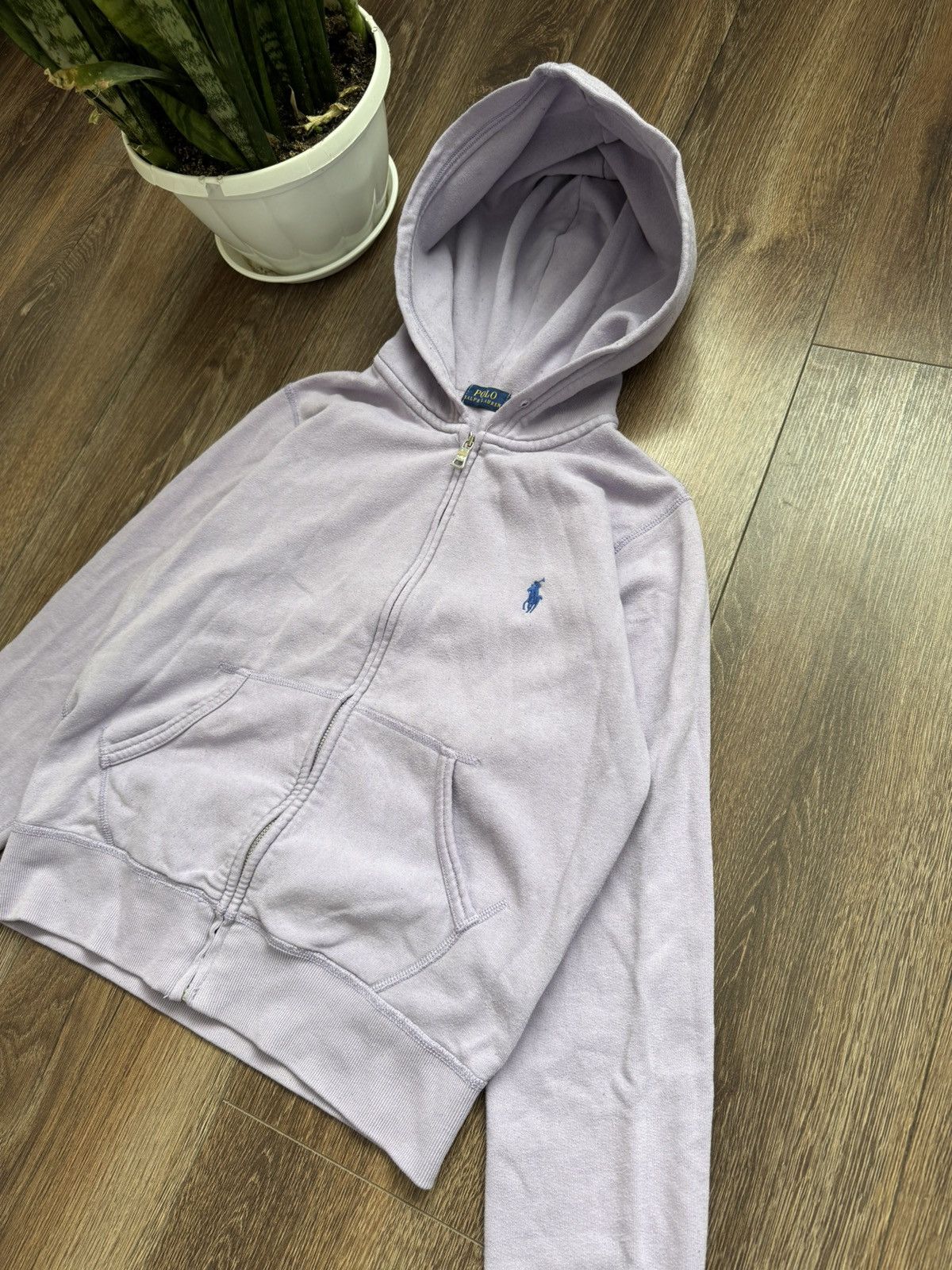 Polo Ralph Lauren Polo Ralph Lauren Women's M purple bassic zip hoodie Size M / US 6-8 / IT 42-44 - 8 Thumbnail