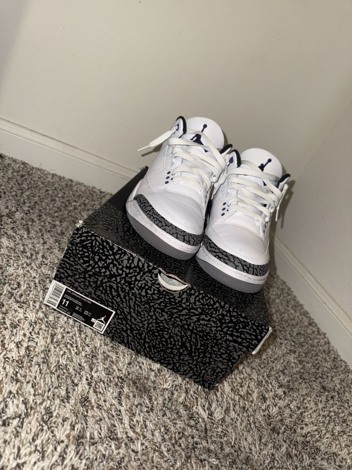 Jordan Brand Jordan 3 Dark Iris Size US 11 / EU 44 - 4 Thumbnail