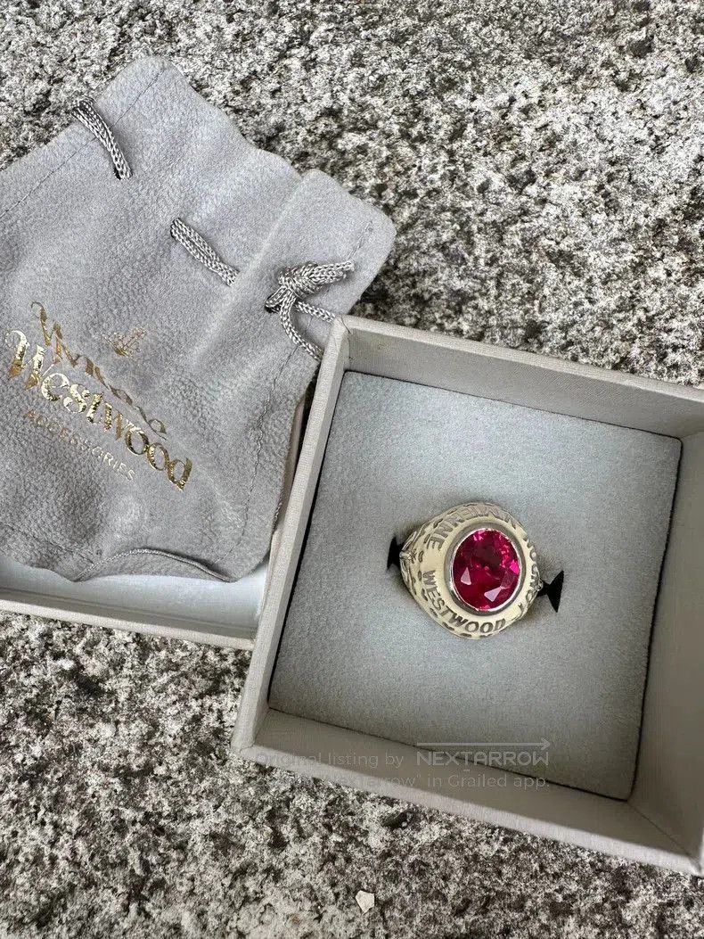 Vivienne Westwood Vivienne Westwood Ruby Vintage Ring. Size ONE SIZE - 2 Thumbnail
