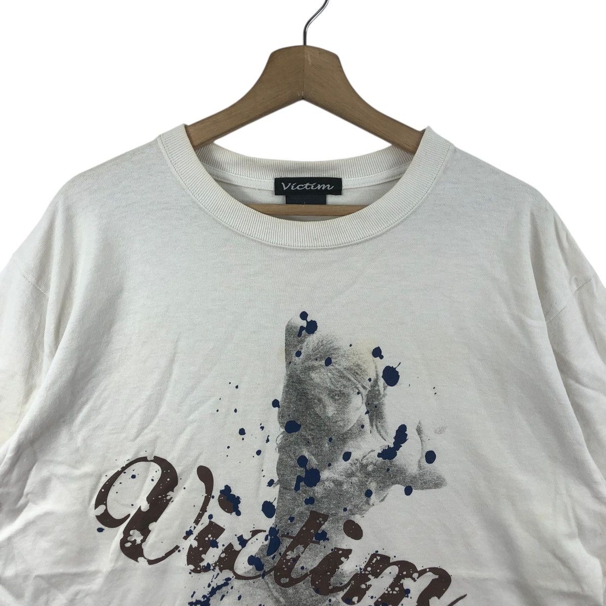 Vintage VICTIM JAPAN STREETWEAR Anarchy Painter Fotofolio Tee Shirt Size US L / EU 52-54 / 3 - 2 Thumbnail