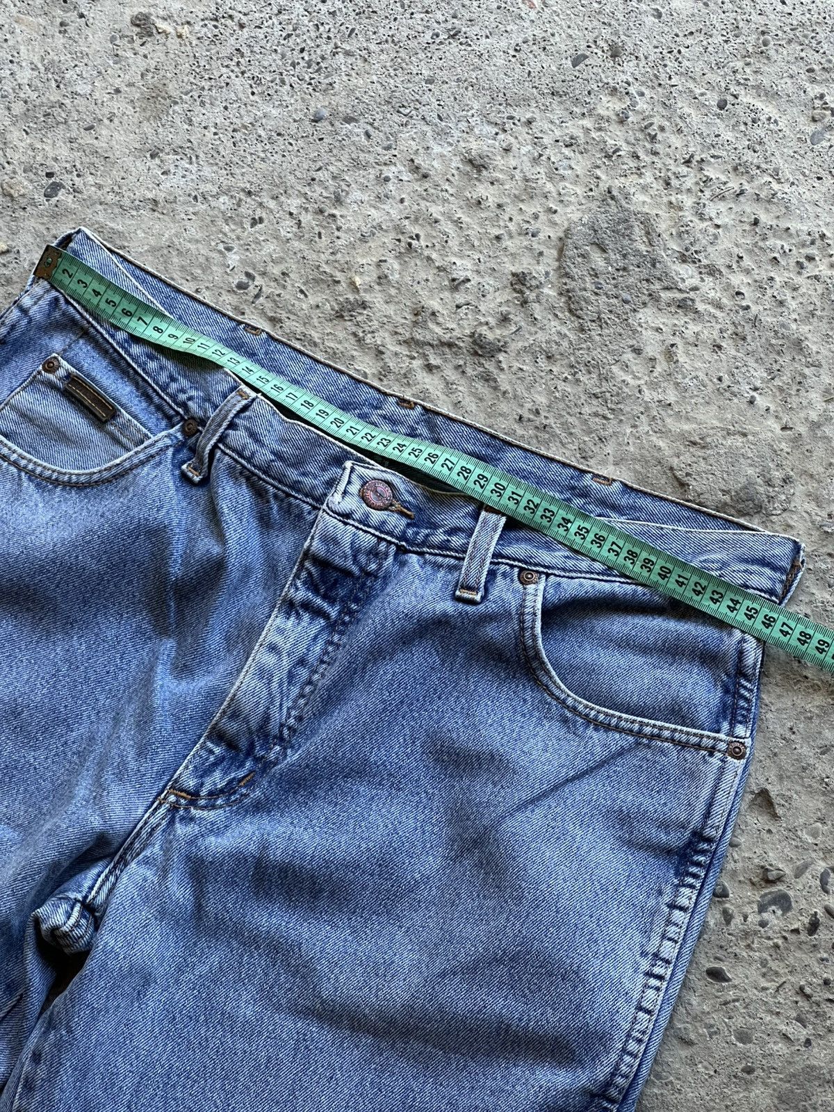 Wrangler 🔥VTG BAGGY RICK OWENS JUNYA STYLE FLARED KAPITAL STYLE JEANS Size US 36 / EU 52 - 6 Thumbnail