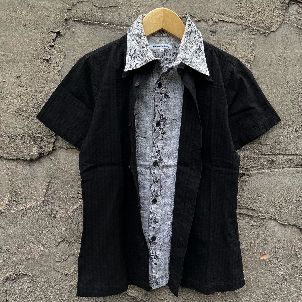 Japanese Brand Semantic design snake skin double layer Size US M / EU 48-50 / 2 - 2 Thumbnail