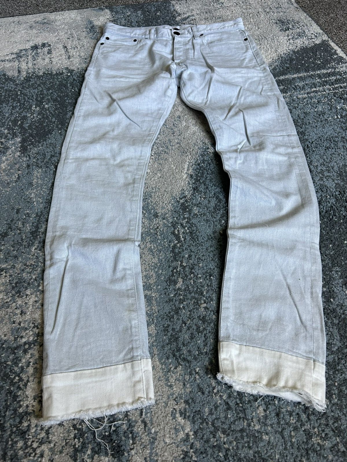 John Elliott SPRiNG SUMMER 2017 SEASON NiNE iCE BLUE GLACiER CAST 2 DENiM Size US 31 - 7 Thumbnail