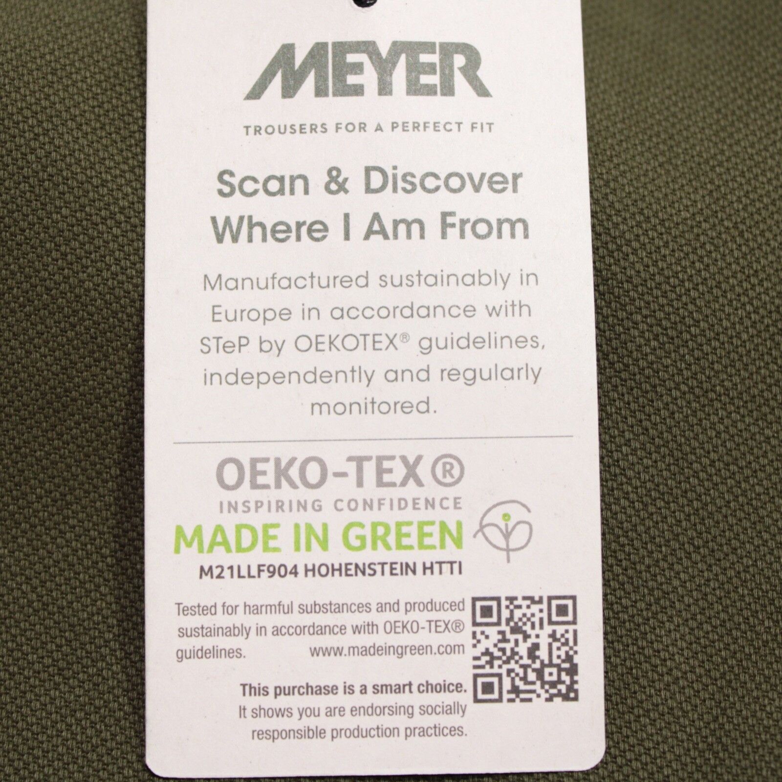 Other Meyer New with tags Chino Size 34 US In Green Size US 34 / EU 50 - 6 Thumbnail