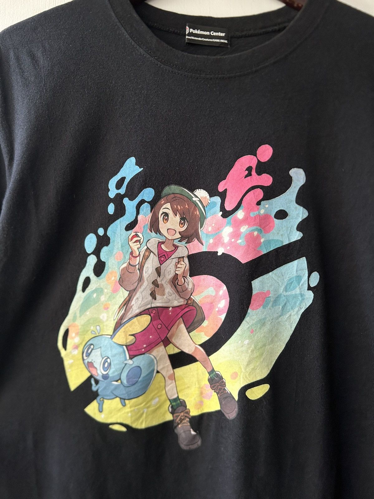 Anime Gloria Yuuri Pokemon Center Trainers Anime Graphic Tee Size US M / EU 48-50 / 2 - 1 Thumbnail