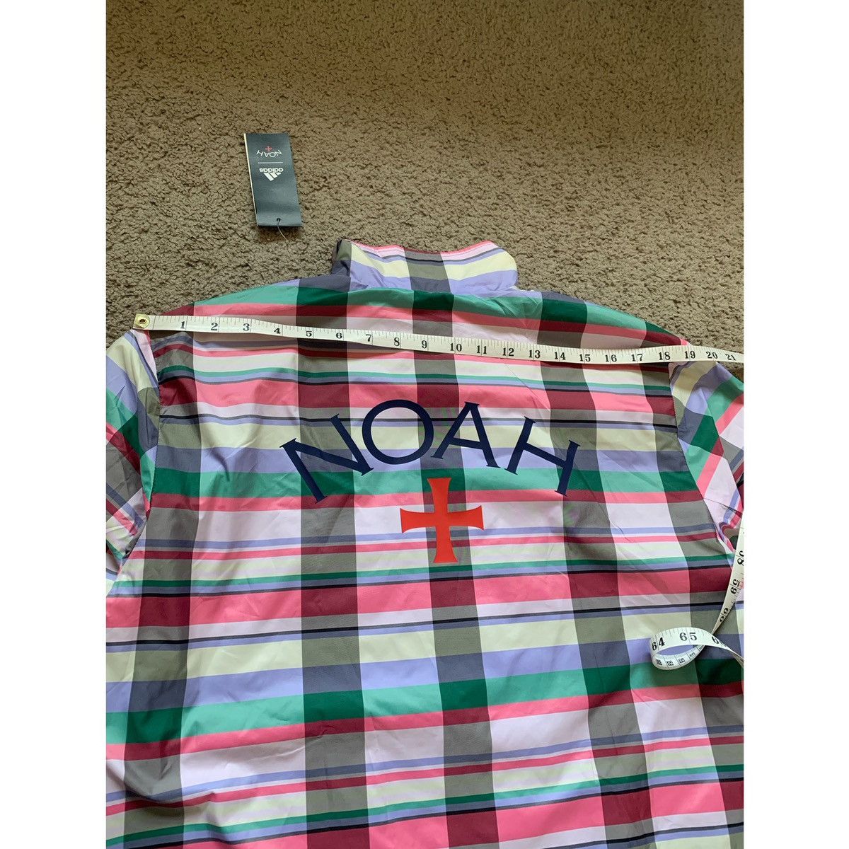 Adidas × Noah NOAH X ADIDAS LOGO PLAID TECH TRACK JACKET Size US L / EU 52-54 / 3 - 15 Thumbnail