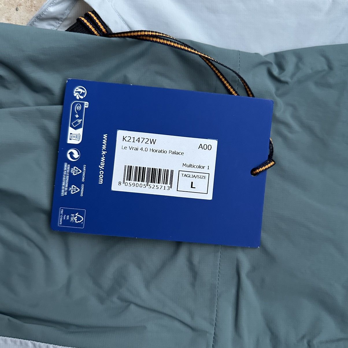 Palace Size Large - Palace K-Way Le Vrai Horatio Dog Jacket Size ONE SIZE - 4 Thumbnail