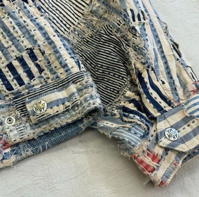 Kapital KAPITAL LIBERTY BORO Patchwork Jacket. Size US L / EU 52-54 / 3 - 4 Thumbnail