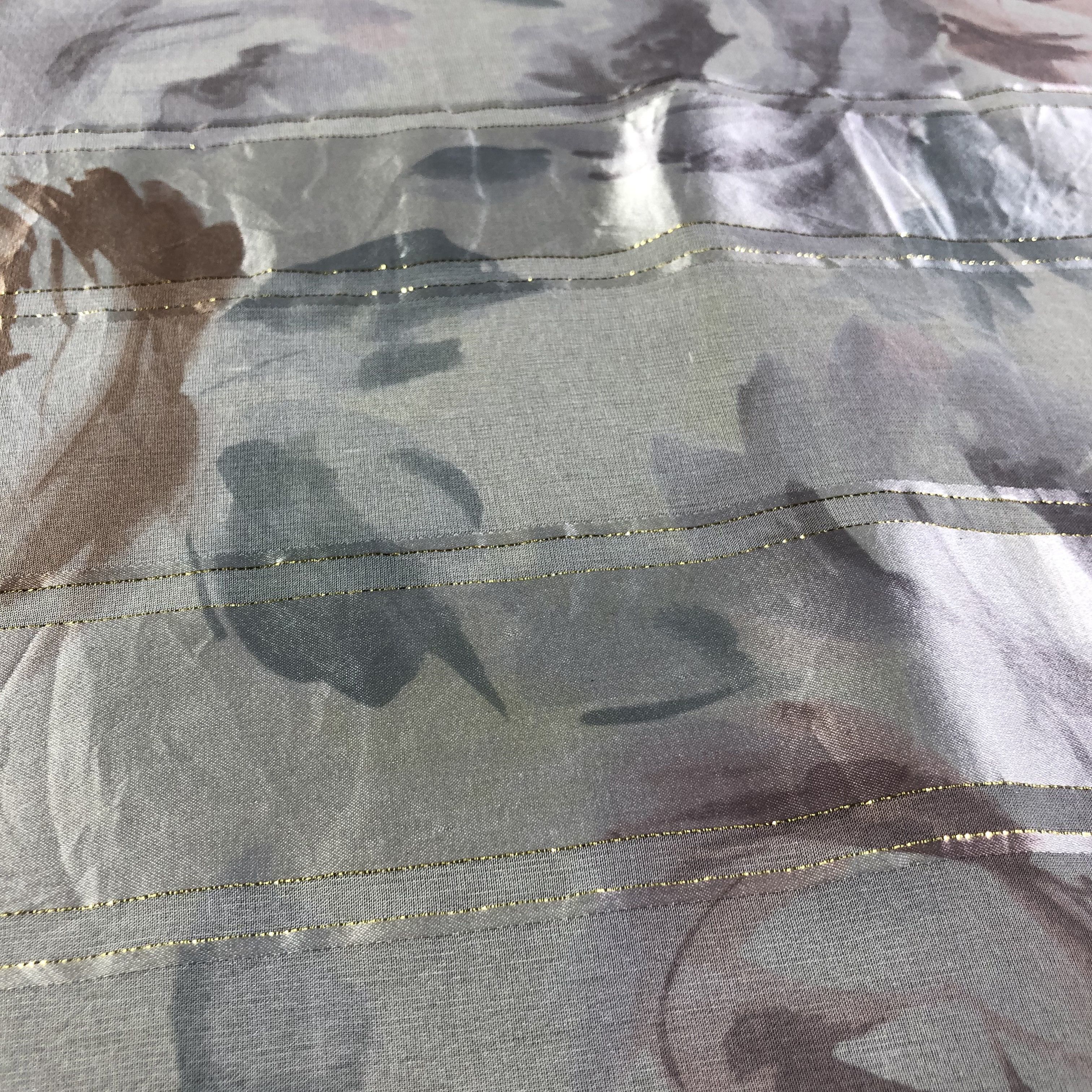 Vintage Lasserre Floral Silk Scarf M830 Size ONE SIZE - 6 Thumbnail
